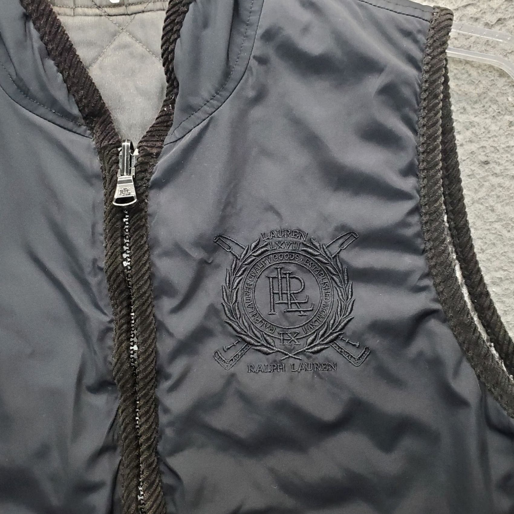 Ralph Lauren Lauren Ralph Lauren Vest Women's L Multicolor Quilted Lined Corduroy Crest Logo Size L / US 10 / IT 46 - 4 Thumbnail
