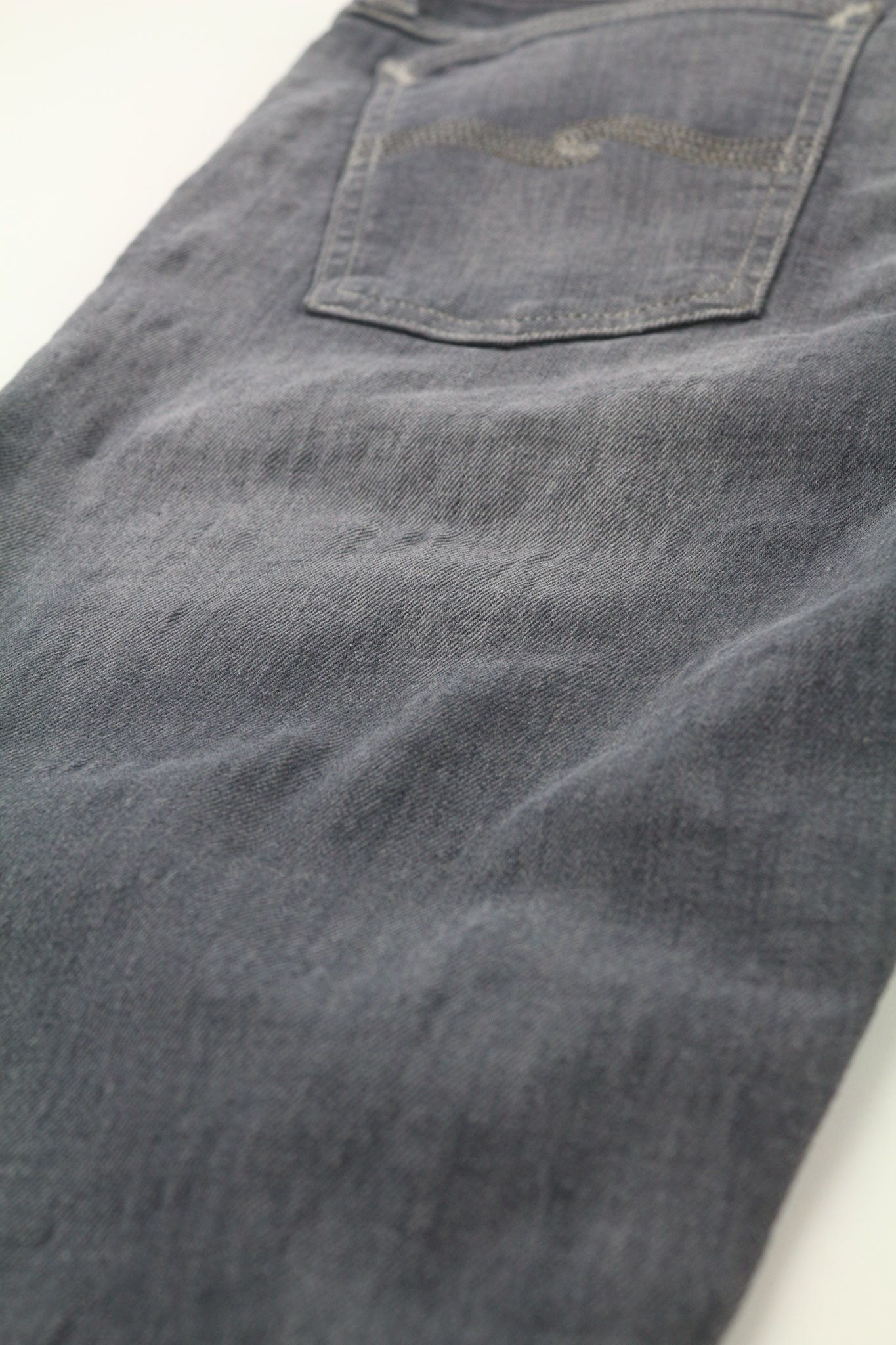 Nudie Jeans TIGHT LONG JOHN W31/L34 Organic Charcoal Denim Jeans 80700 Size US 31 - 10 Thumbnail