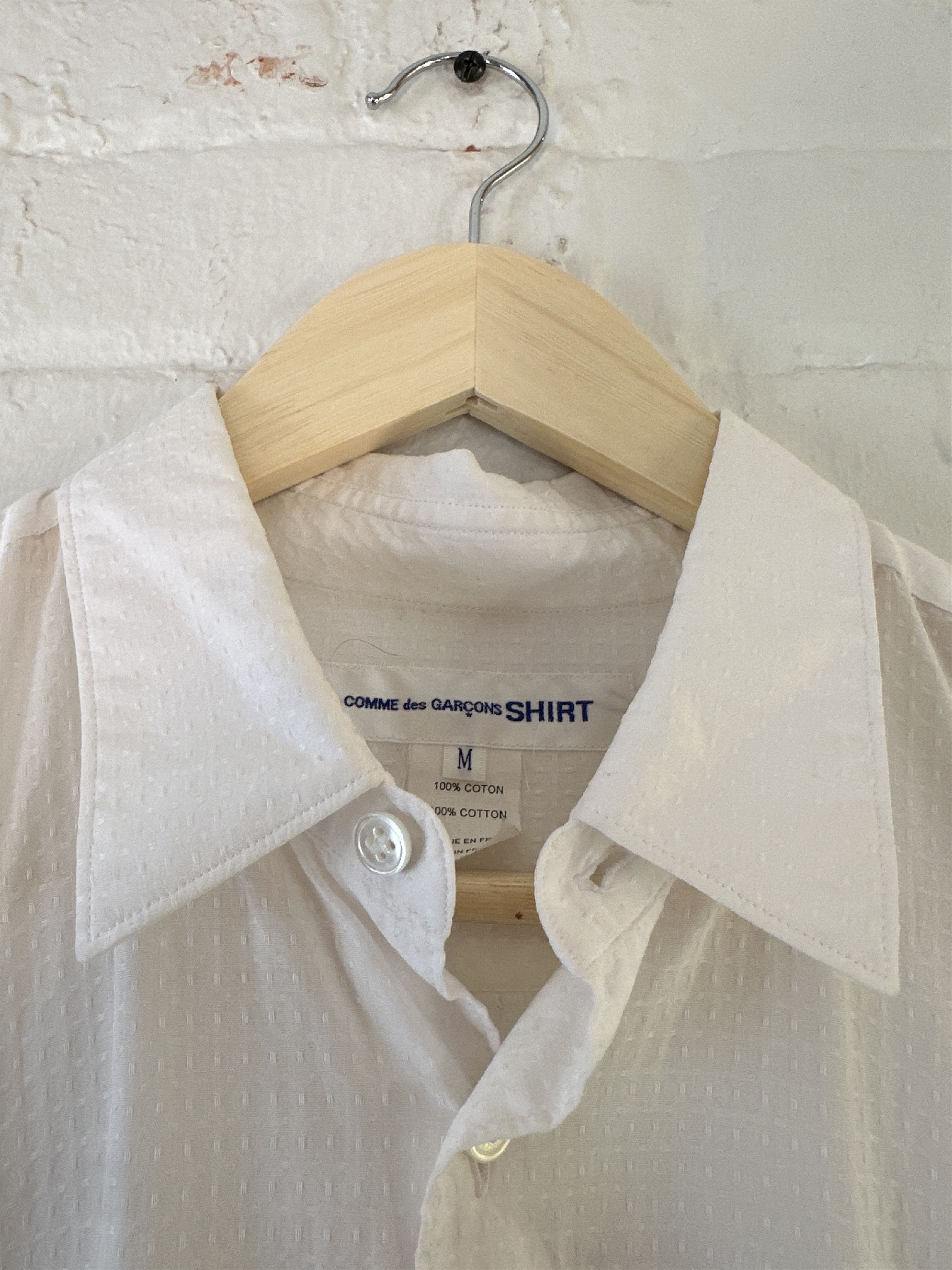 Comme des Garcons Comme des Garcons SHIRT Oversized Perforated Shirt Size US XL / EU 56 / 4 - 2 Thumbnail