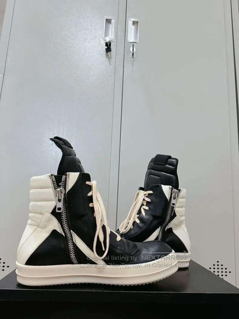 Rick Owens Rick Owens Mainstream Black and White Leather Inverted Tri Size US 7.5 / EU 40-41 - 5 Thumbnail