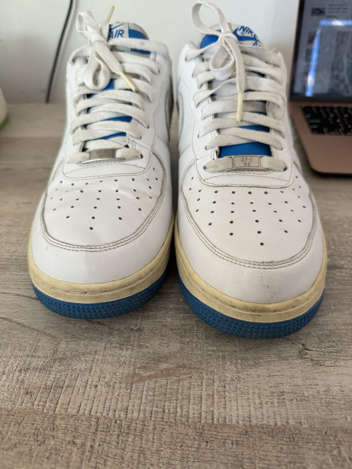 Nike Nike Air Force 1 ‘07 New Blue 2008 Size US 10.5 / EU 43-44 - 3 Thumbnail