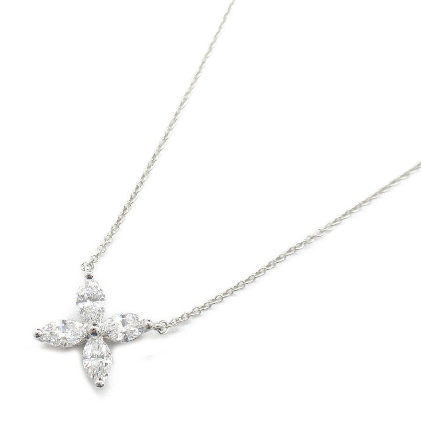 Tiffany & Co. Tiffany Co Victoria Large Diamond Necklace Pt950 Platinum Clear Size ONE SIZE - 1 Thumbnail