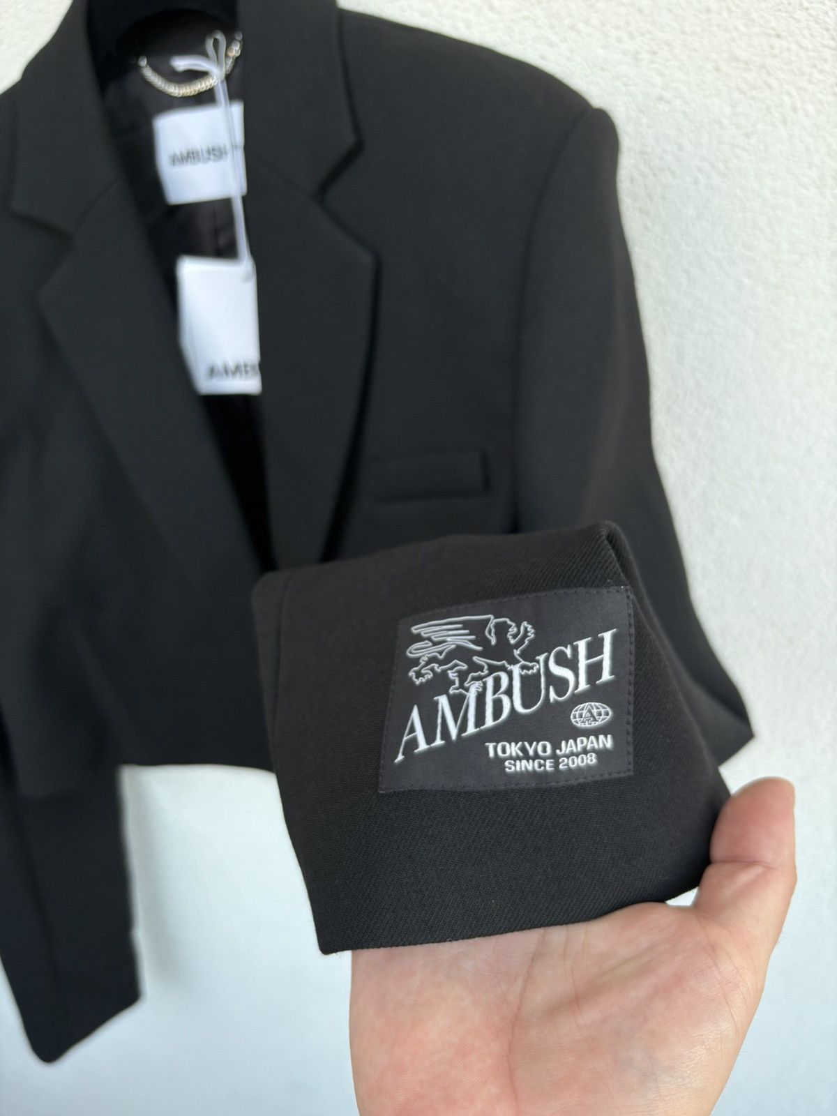Ambush Design Ambush virgin wool oversized cropped blazer Size XS / US 0-2 / IT 36-38 - 4 Thumbnail