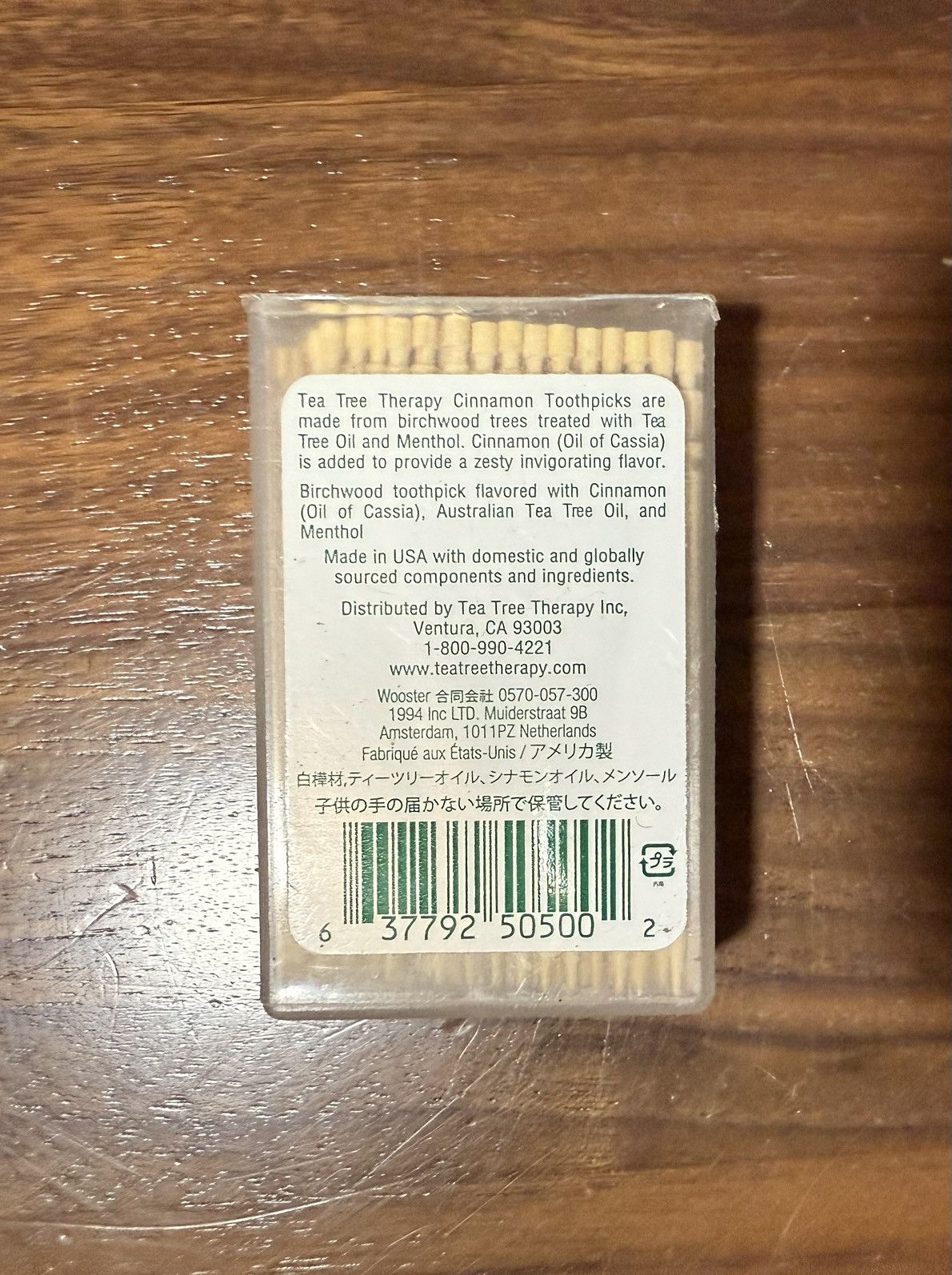 Supreme Supreme Cinnamon Toothpicks FW23 Tea Tree Therapy Birchwood Size ONE SIZE - 2 Thumbnail