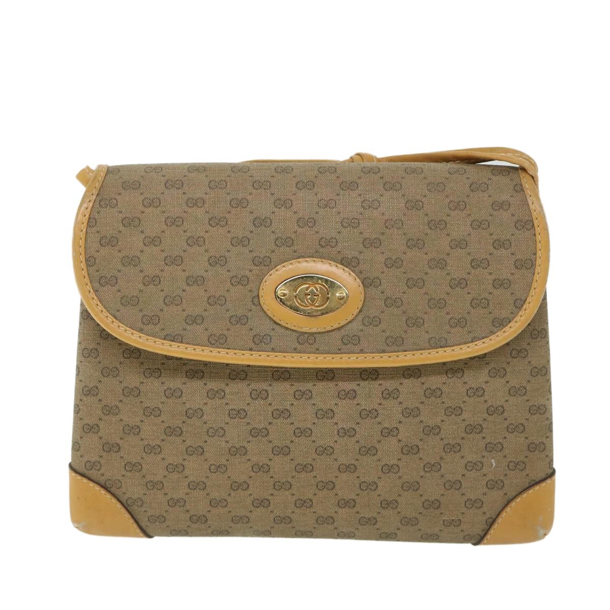 Gucci GUCCI Micro GG Canvas Shoulder Bag Pvc Leather Beige 007 92 Size ONE SIZE - 13 Thumbnail