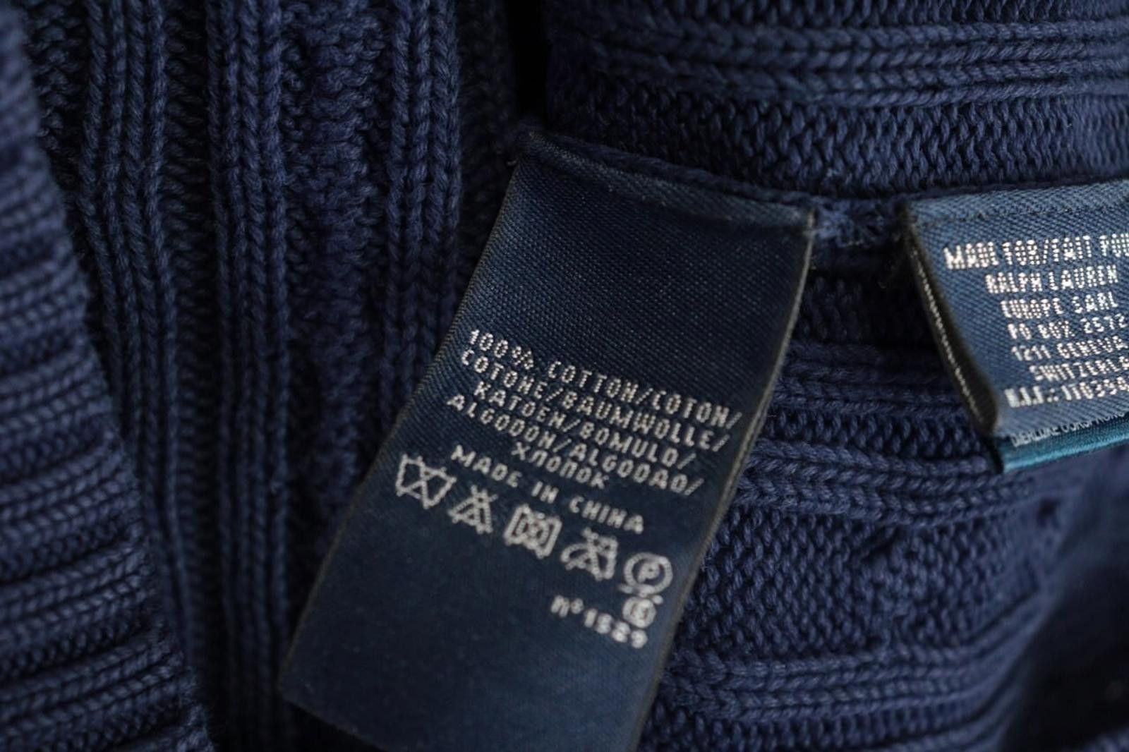 Polo Ralph Lauren Ralph Lauren Blue Cable Knit Crew Neck Sweater Size S Size S / US 4 / IT 40 - 11 Thumbnail