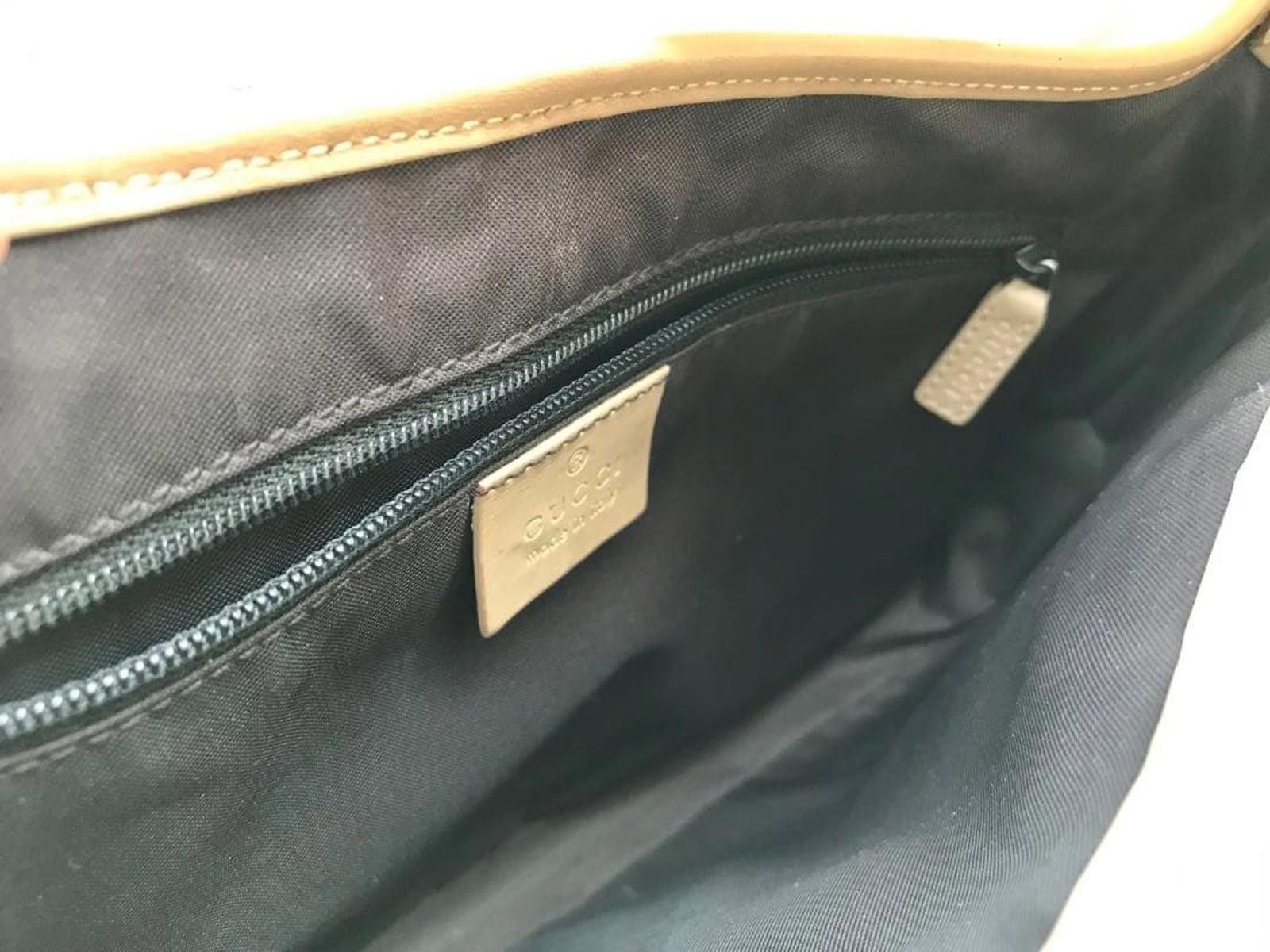 Gucci Gucci - Beige Monogram Canvas Shoulder Bag Size ONE SIZE - 8 Thumbnail