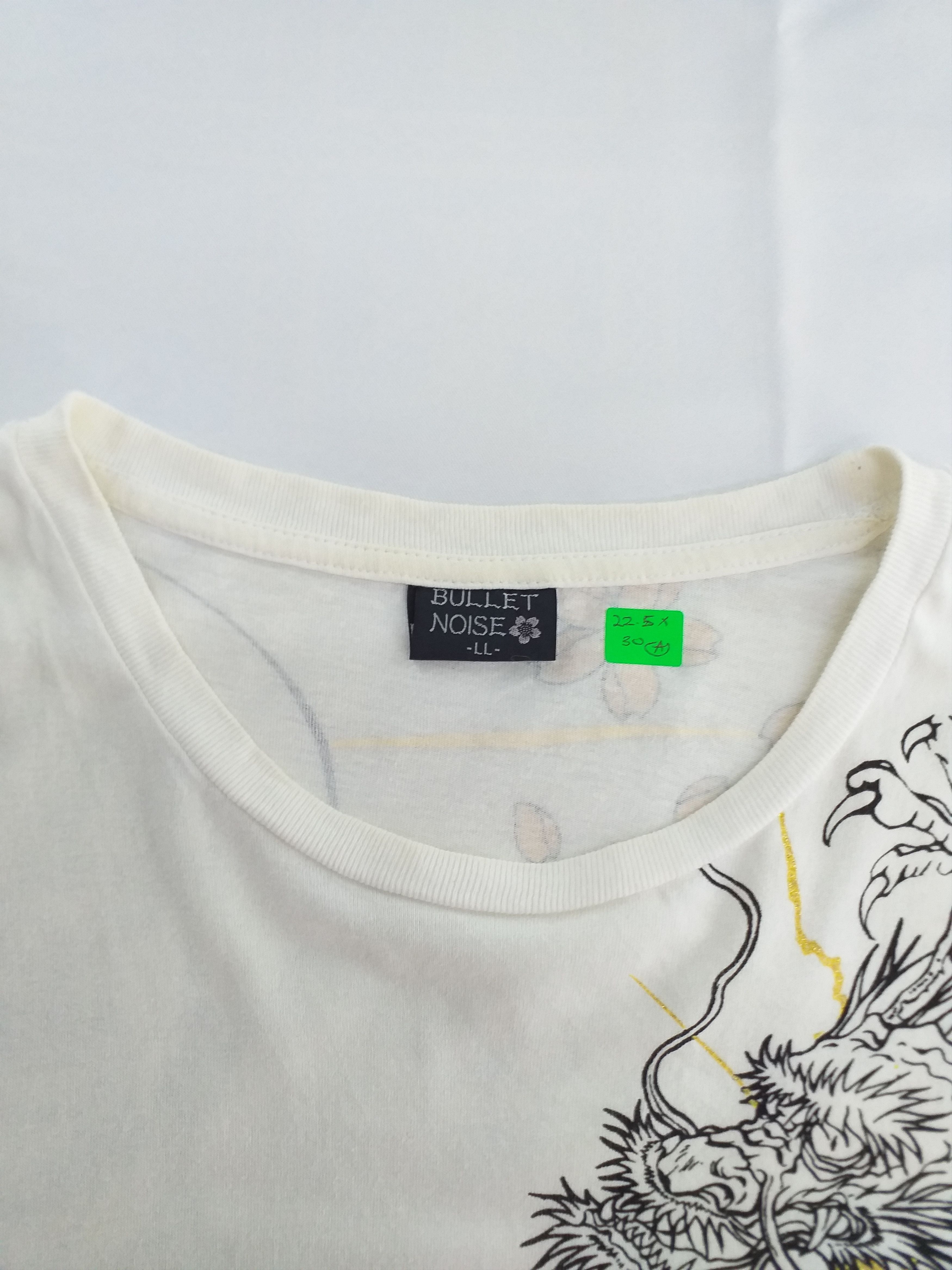 Japanese Brand Japanese Brand Bullet Noise T-Shirt Large Tee -A059 Size US L / EU 52-54 / 3 - 4 Thumbnail
