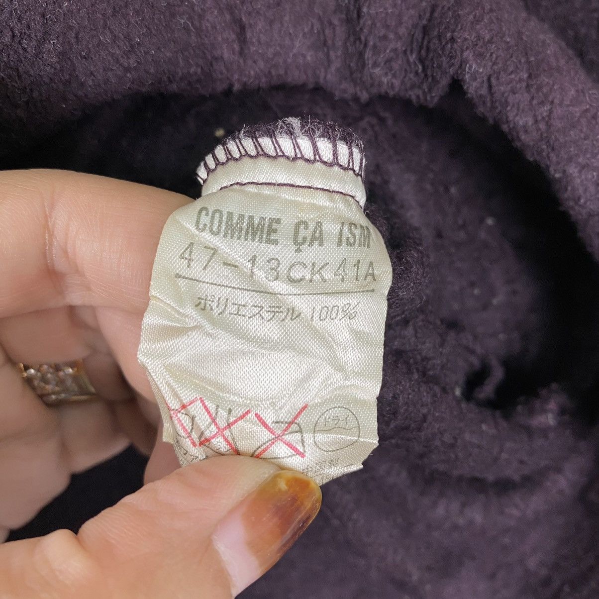 Comme Ca Ism × Japanese Brand × Vintage Comme Ca Du Zipper Fleece Jacket Size US M / EU 48-50 / 2 - 10 Thumbnail