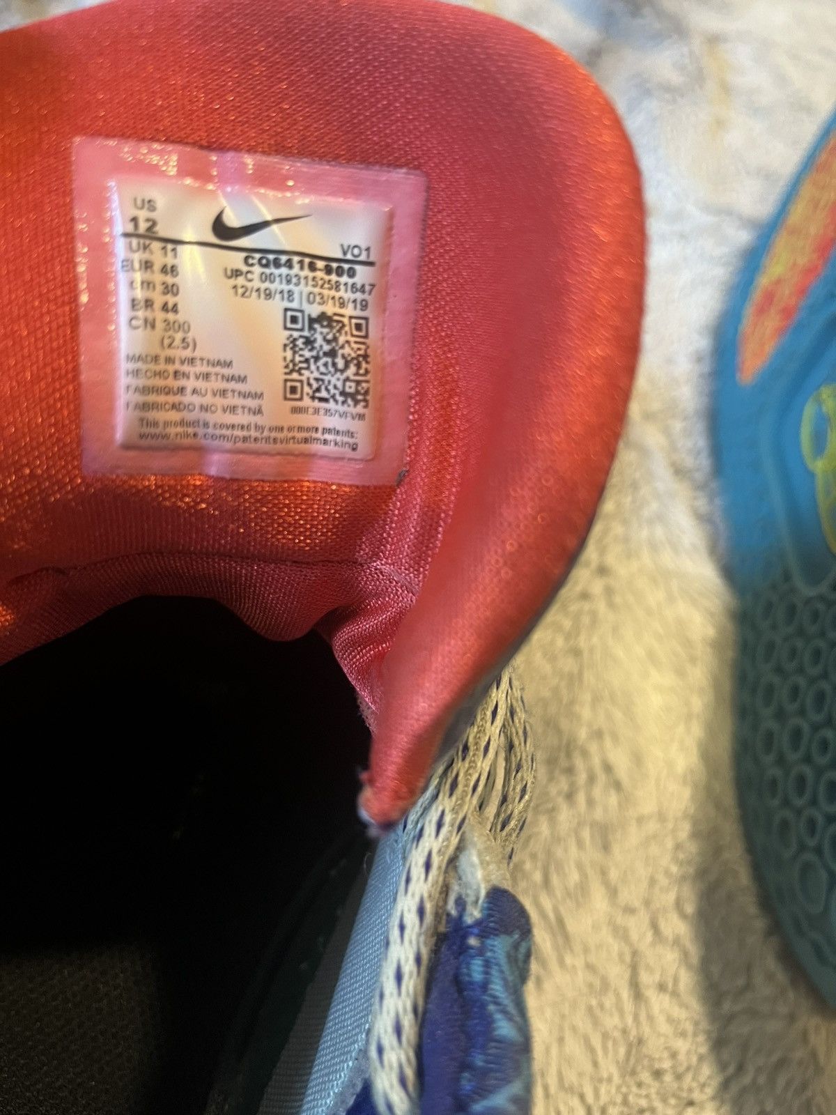 Nike RARE!!! Nike PG3 ‘EYBL’ Size US 12 / EU 45 - 8 Thumbnail