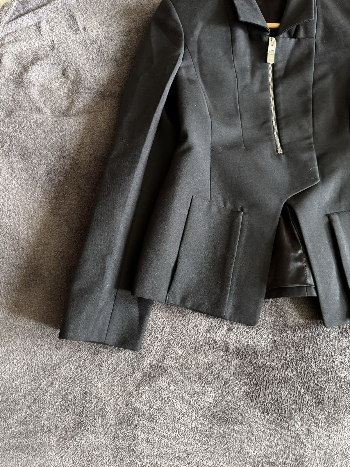 Givenchy Givenchy zip up woman's blazer jacket Avant-Garde Size XS / US 0-2 / IT 36-38 - 3 Thumbnail