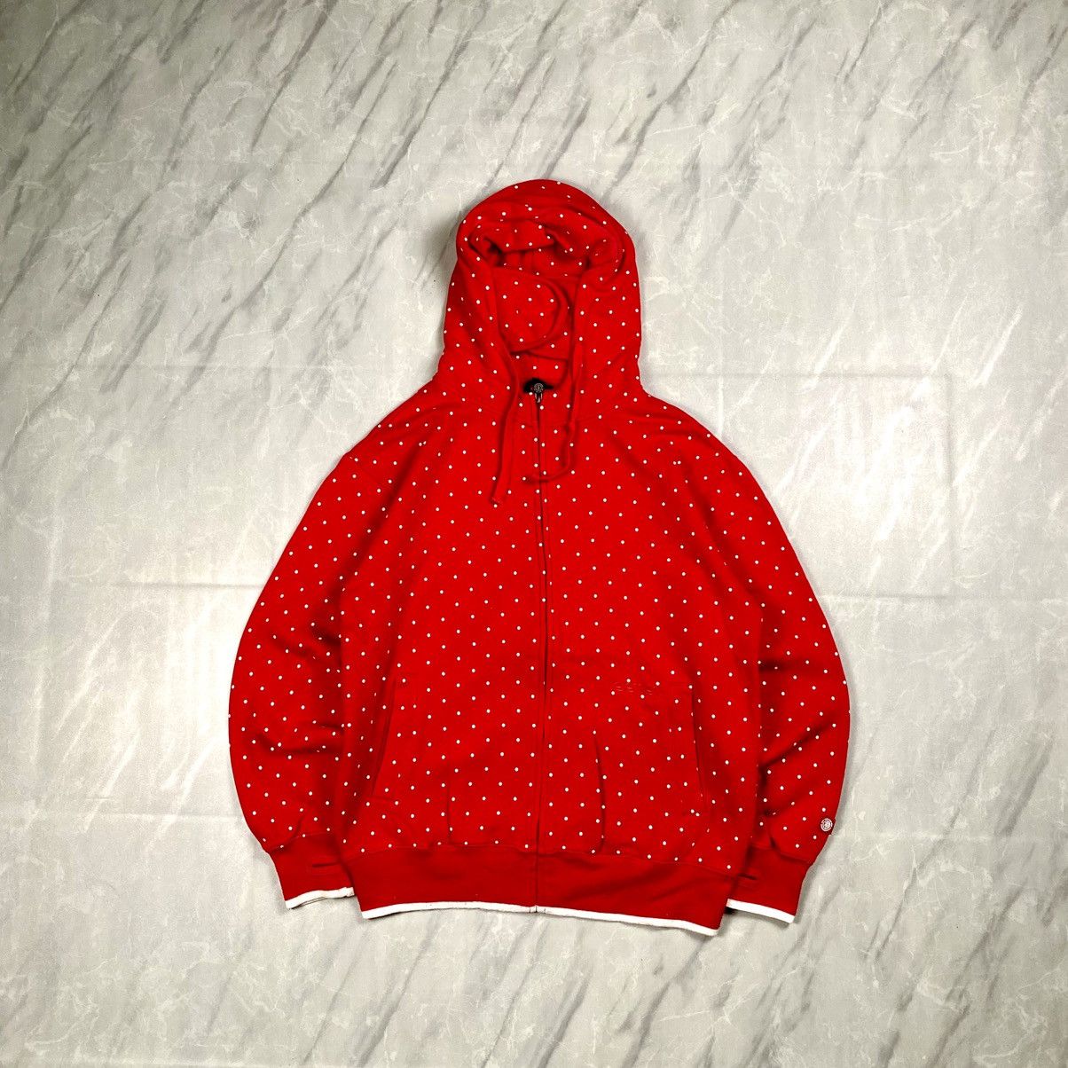 Element Vintage y2k Element Polkadots Zip Up Size US L / EU 52-54 / 3 - 1 Thumbnail