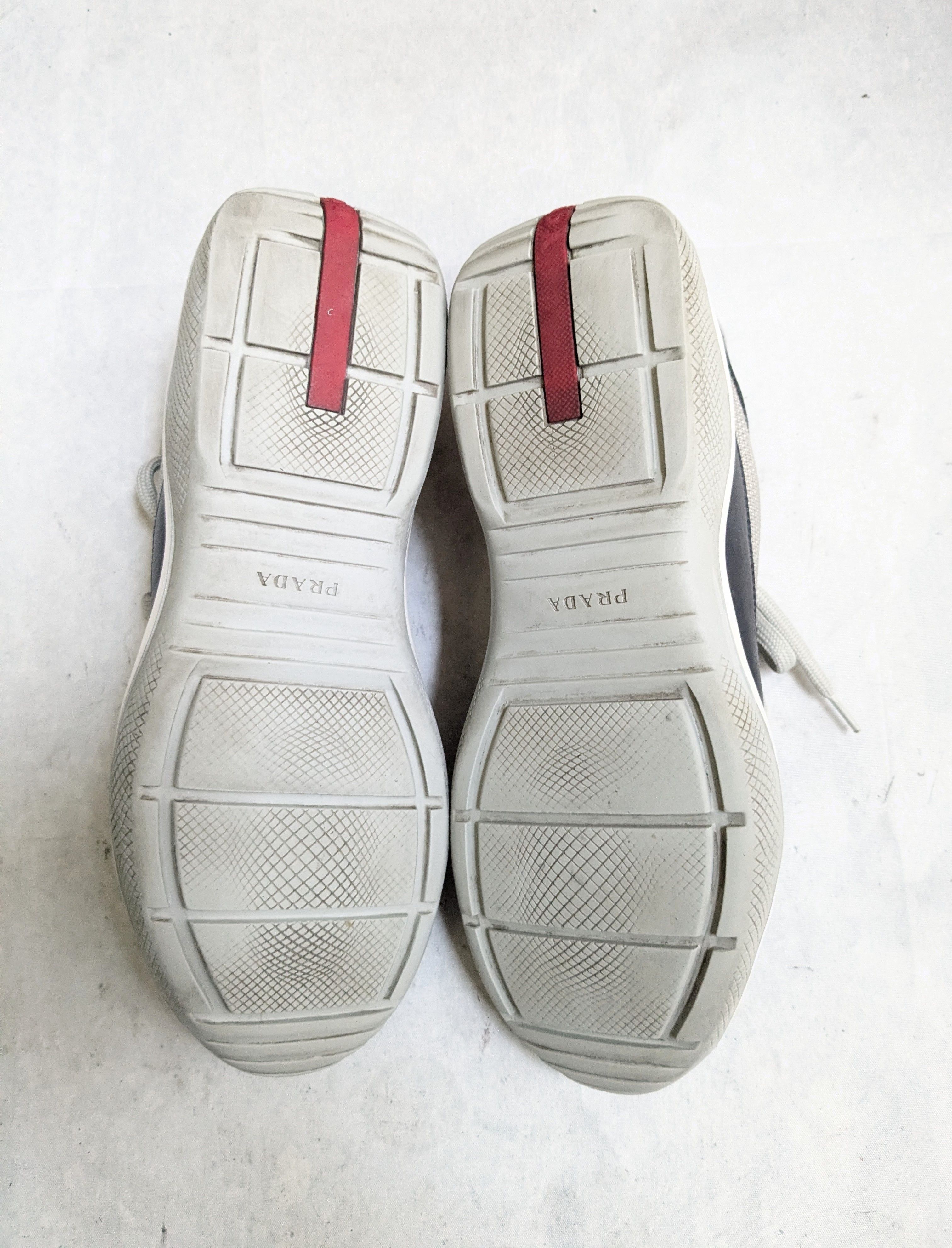 Prada Prada America's Cup Navy Blue 7 Low Top Leather Size US 7 / EU 40 - 12 Thumbnail