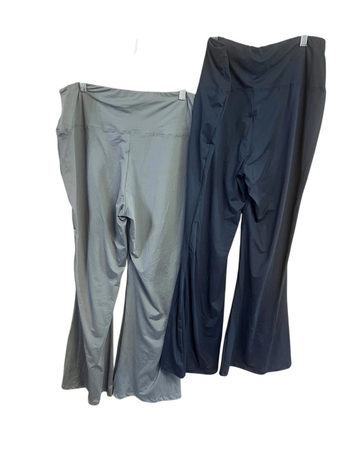 NBDN Nobrandedon No Brand Wide Leg Lounging Pants (2) pr Sz 2XL NWOT Size 42" / US 20 - 2 Thumbnail