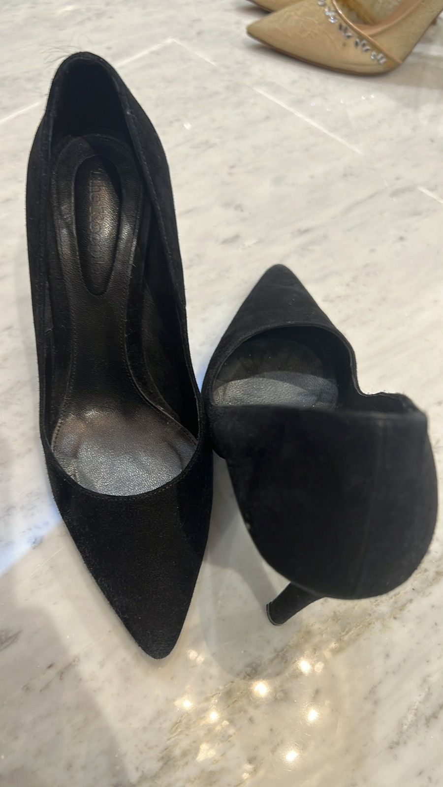 The Kooples Sued Black classic pumps Size US 6.5 / IT 36.5 - 2 Thumbnail