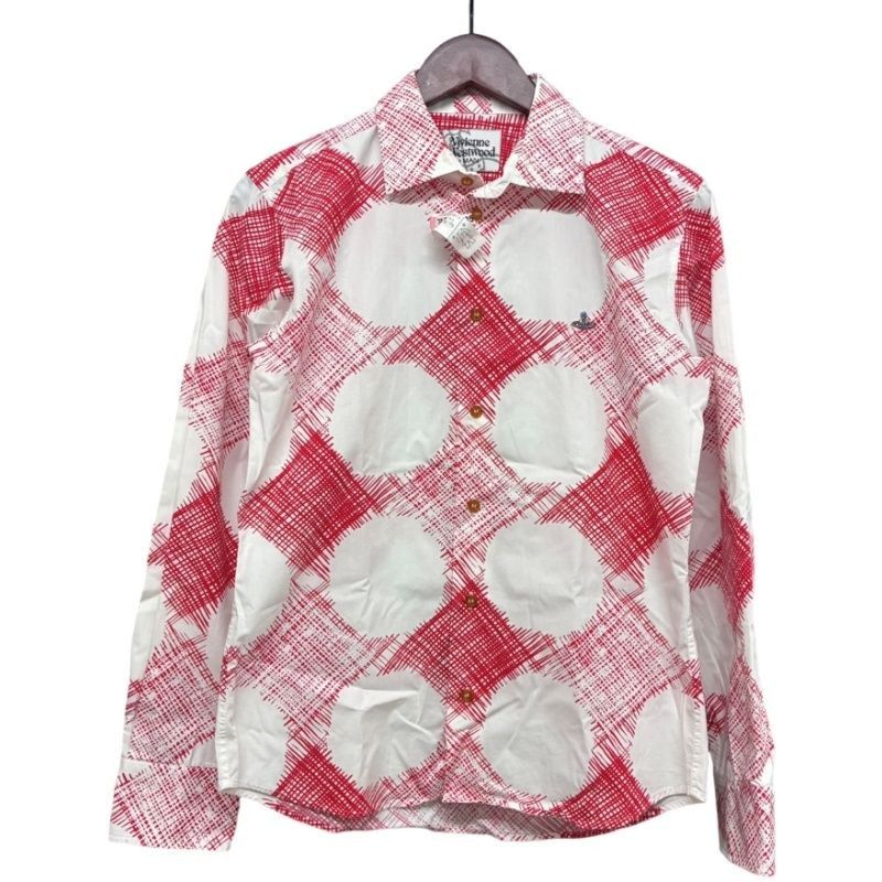 Vivienne Westwood Argyle Sketch Orb Button Shirt Size US S / EU 44-46 / 1 - 1 Thumbnail