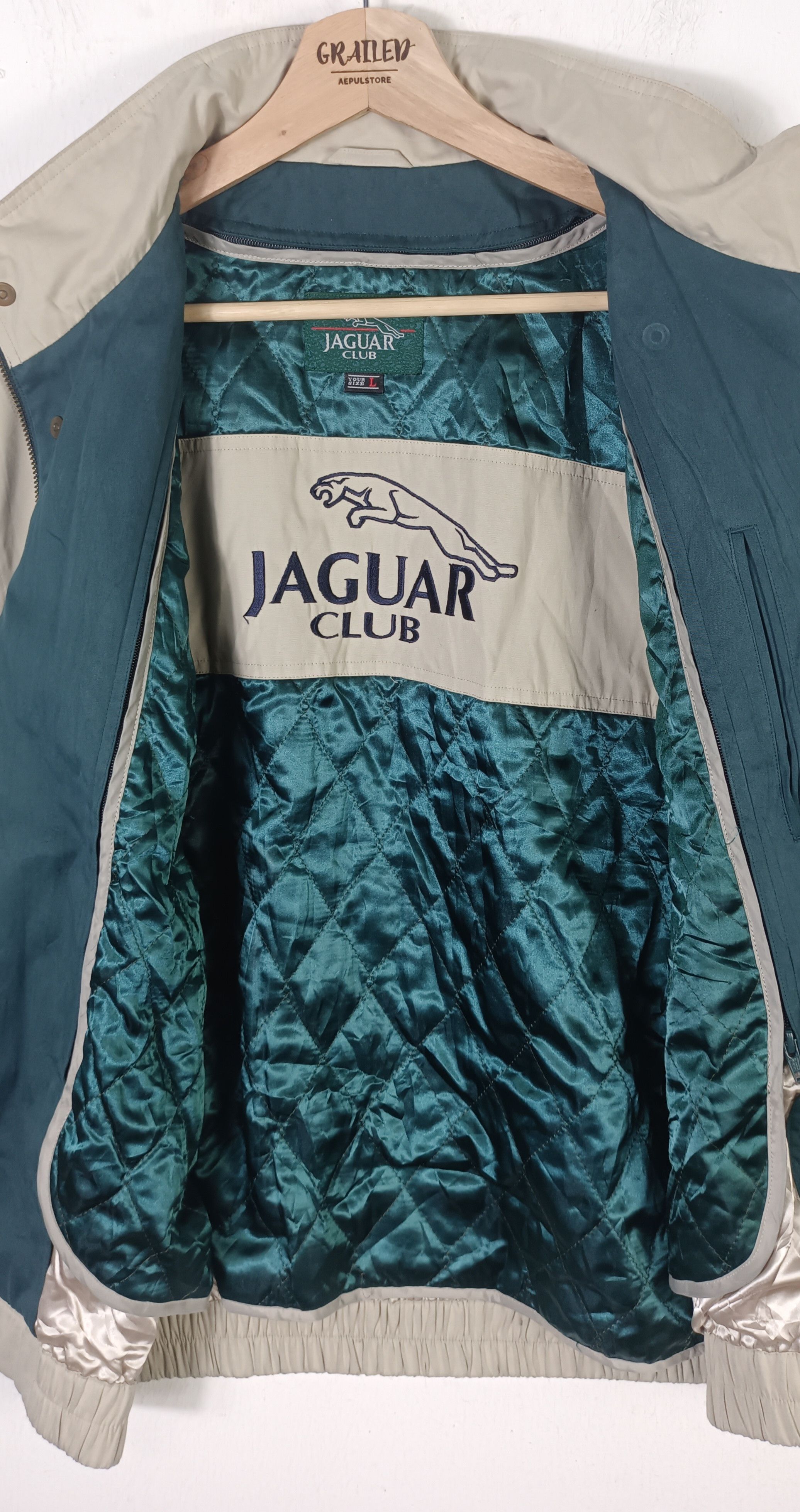 Other Jaguar Club Racing Team Bomber Jacket Size US XL / EU 56 / 4 - 7 Thumbnail