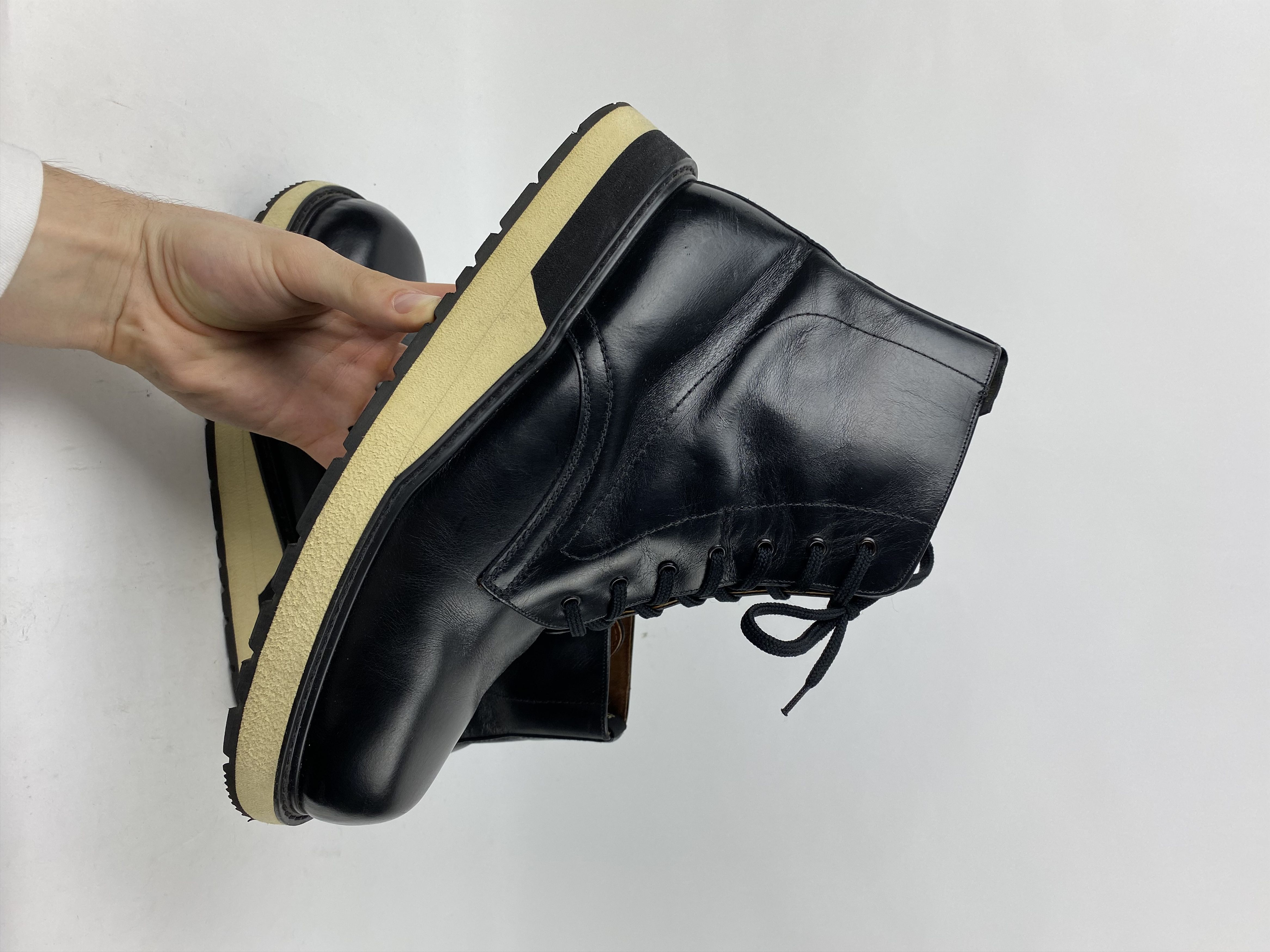 image of Junior Gaultier Boots Jean Paul Gaultier Y2K 90's Opium in Black, Men's