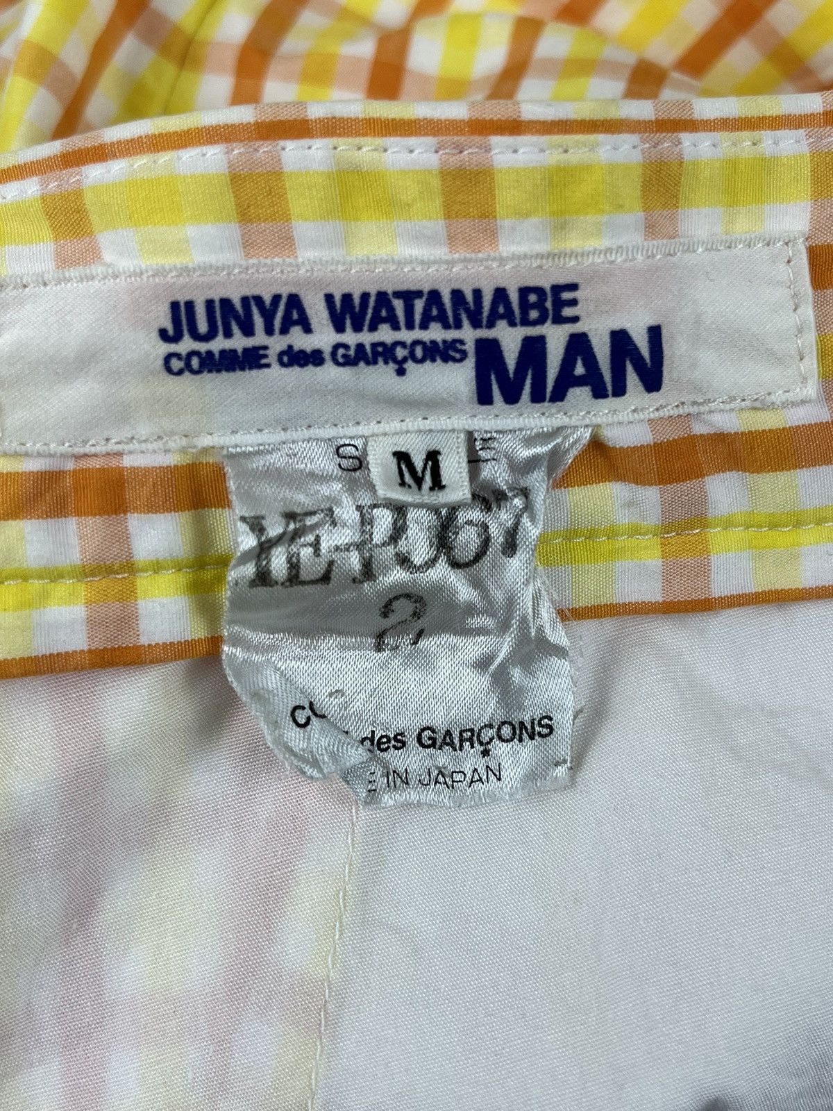 Junya Watanabe SS02 Sample Junya Watanabe Plaid Poem Print Shorts Size US 32 / EU 48 - 5 Thumbnail