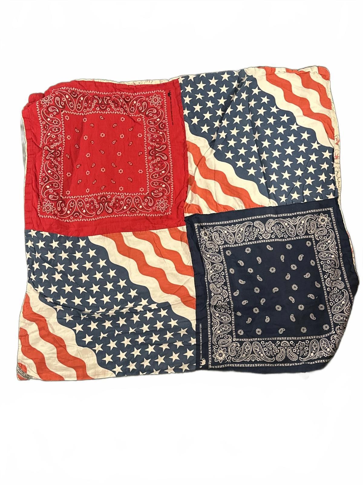 Walmart CUSTOM XL Patriotic American Bandana x Doggy Size ONE SIZE - 1 Thumbnail