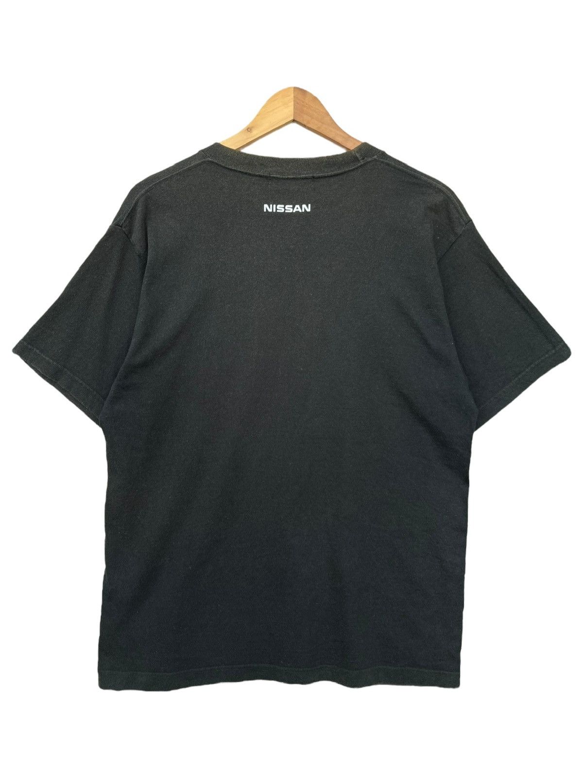 Vintage Vintage Y2K Nissan Skyline Black Tee Size US M / EU 48-50 / 2 - 2 Thumbnail