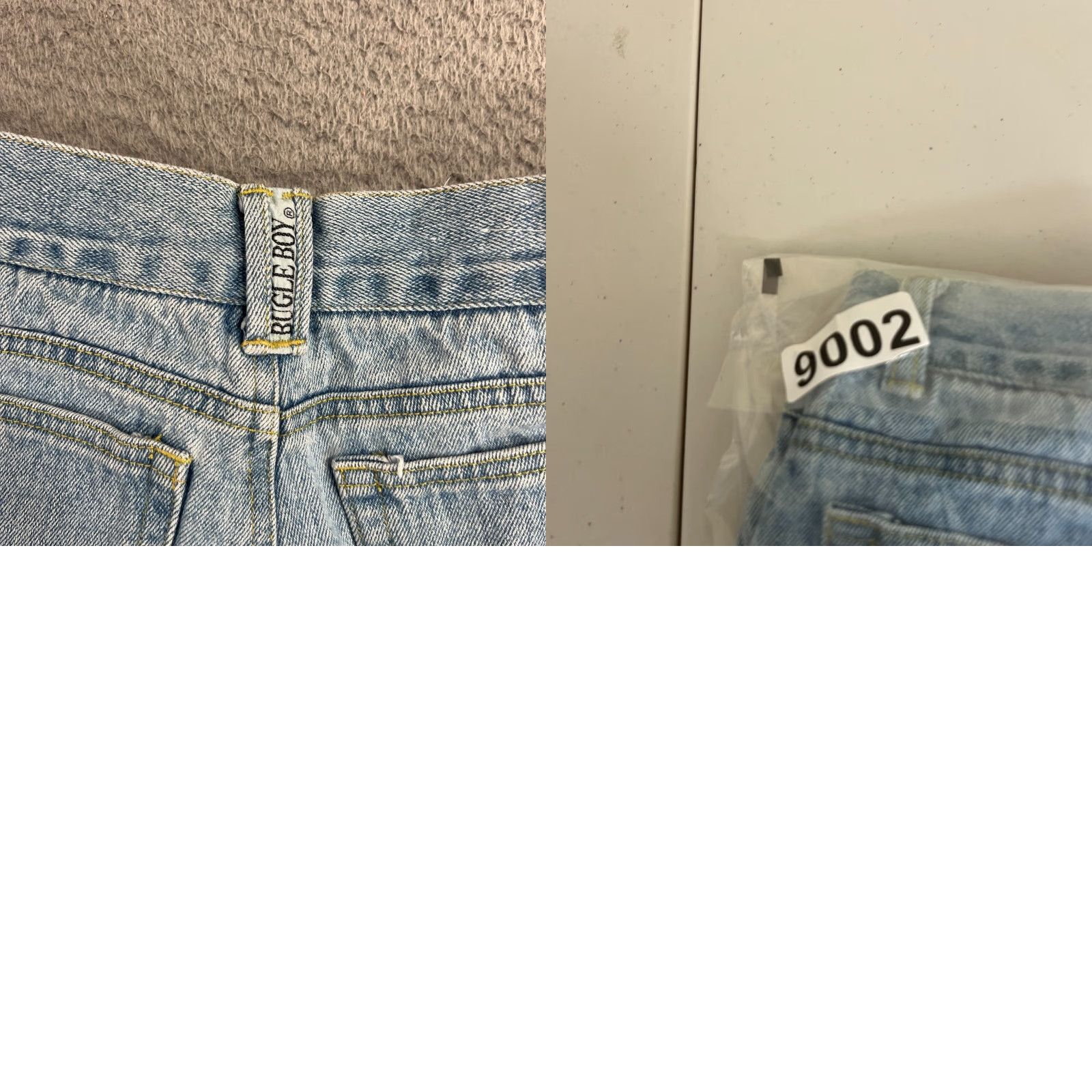 Bugle Boy VINTAGE Bugle Boy Jeans Bermuda Shorts 25" Light Blue Denim Casual Mens 90s Vintage Size US 26 / EU 42 - 9 Thumbnail
