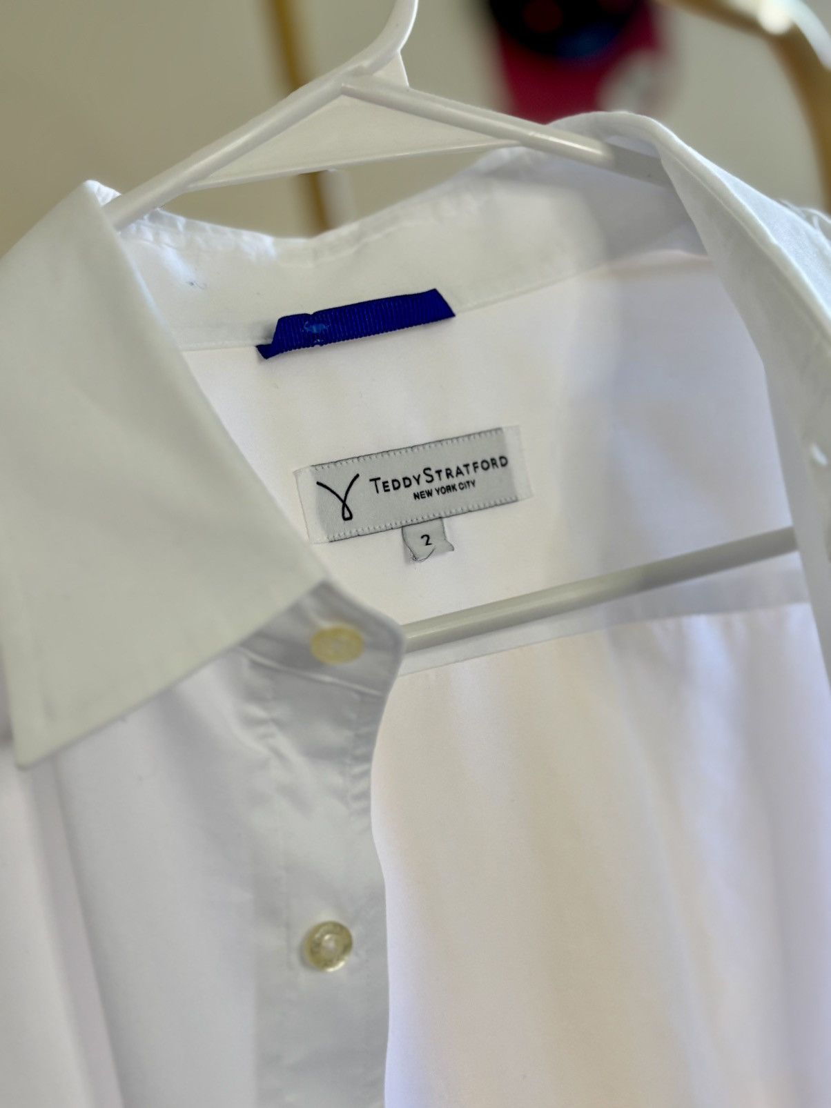 Other Teddy Stratford Button Up Zippered Dress Shirt Size 34R - 1 Thumbnail