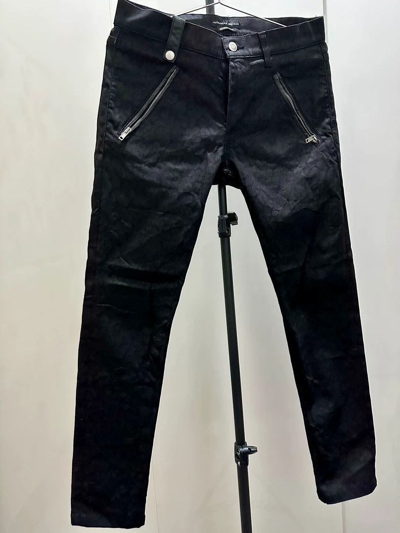Alexander McQueen Unique Alexander McQueen Black Leather Pants- DMC Size US 30 / EU 46 - 1 Thumbnail