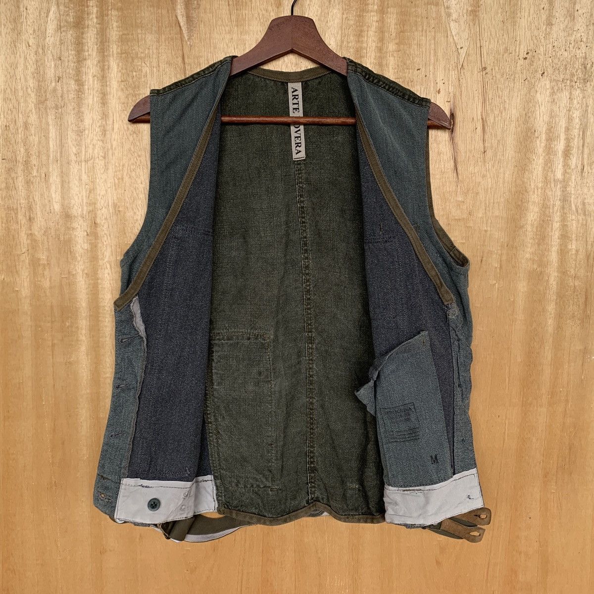 Japanese Brand Vintage Arte Povera Jeans Vest Size US M / EU 48-50 / 2 - 4 Thumbnail