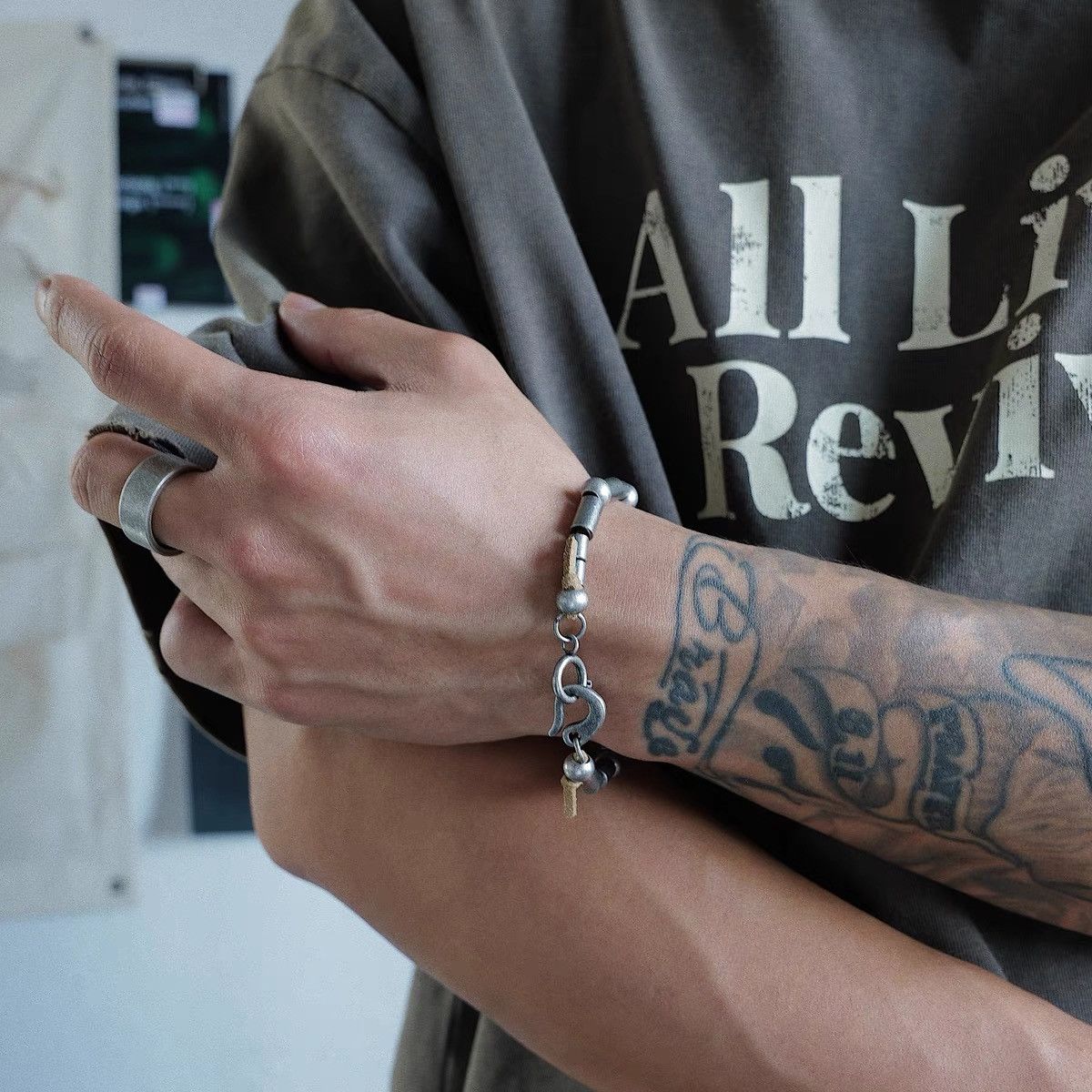 Japanese Brand × Vintage Retro punk bracelet Size ONE SIZE - 4 Thumbnail