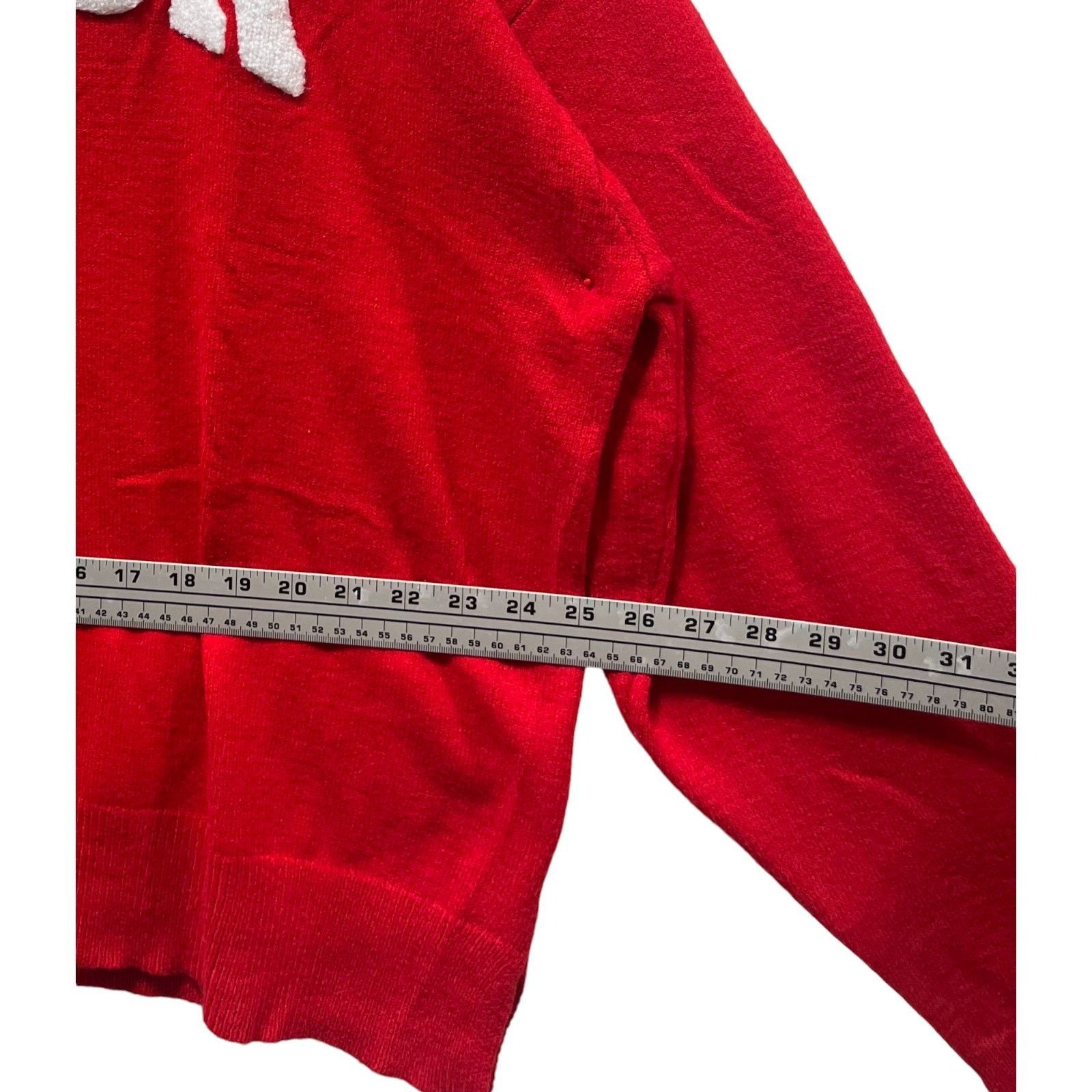 Other 33 Degrees - Women's Red Sweater - Amour Graphic - Red - XXL Size XXL / US 16-18 / IT 52-54 - 5 Thumbnail