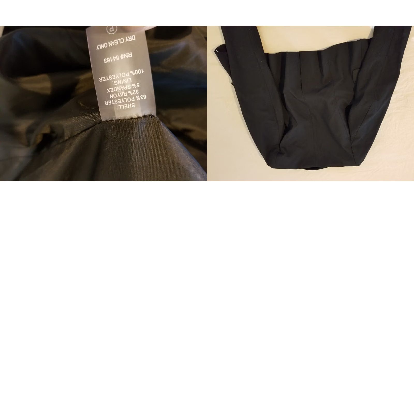 Calvin Klein Calvin Klein Blazer Jacket 10P Petite Black Women Womens Petite Blazer Basic Jacket 10P Calvin Klein Size L / US 10 / IT 46 - 8 Thumbnail
