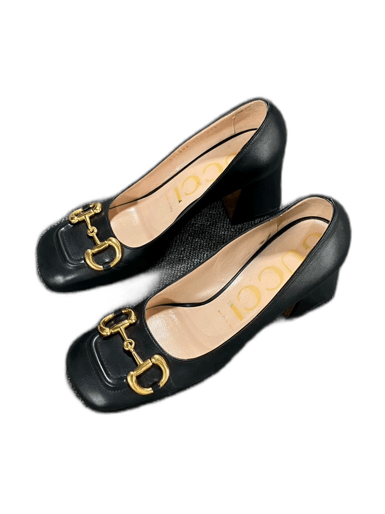 Gucci Black Mary Jane High Heels by Gucci Size US 8 / IT 38 - 1 Thumbnail