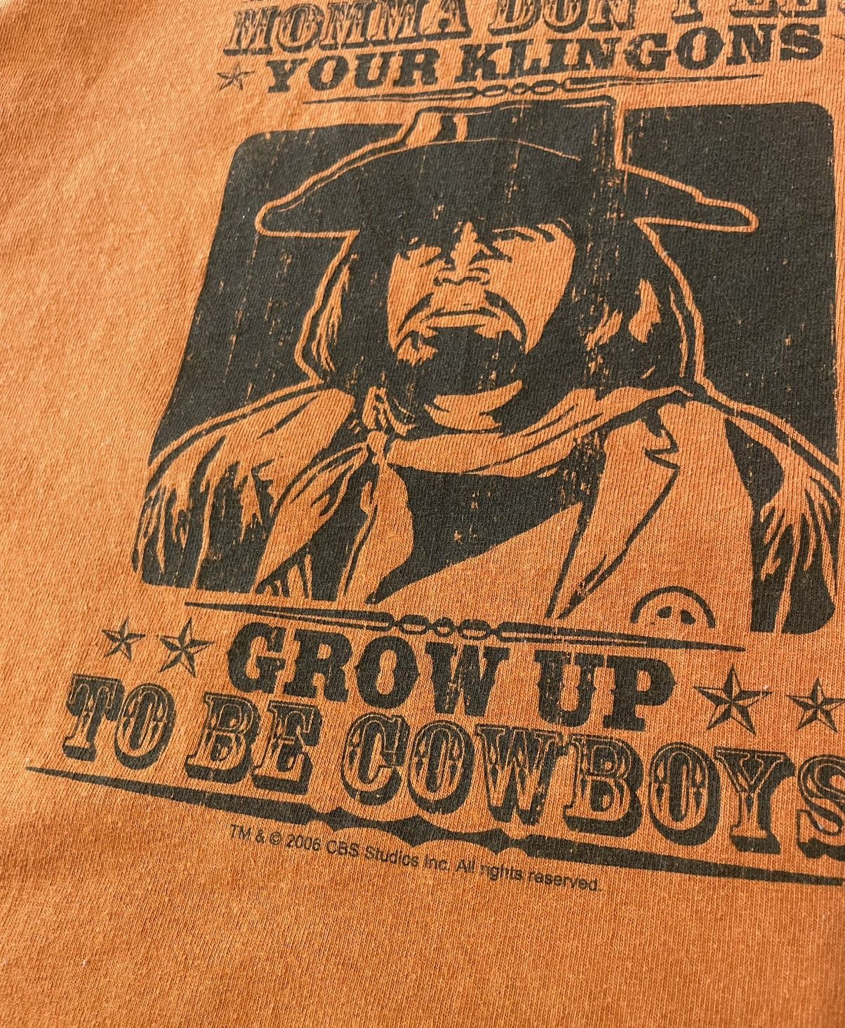 Vintage Vintage Star Trek Klingon Cowboy Promo Tee 2006 Size US XL / EU 56 / 4 - 3 Thumbnail