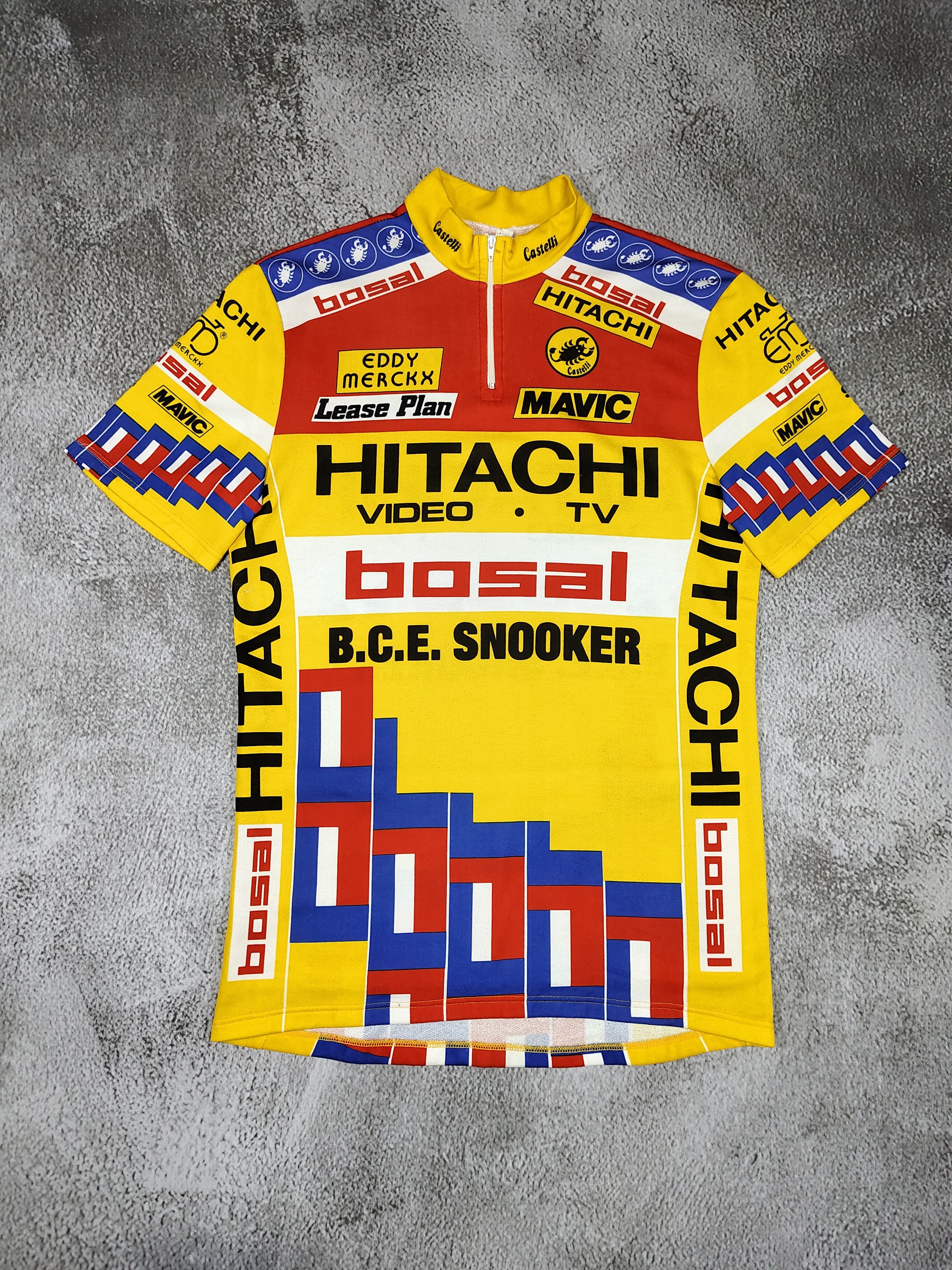 Vintage 90s Castelli🇮🇹Eddy Merckx Team Racing Tour Cycling Jersey Size US M / EU 48-50 / 2 - 1 Thumbnail
