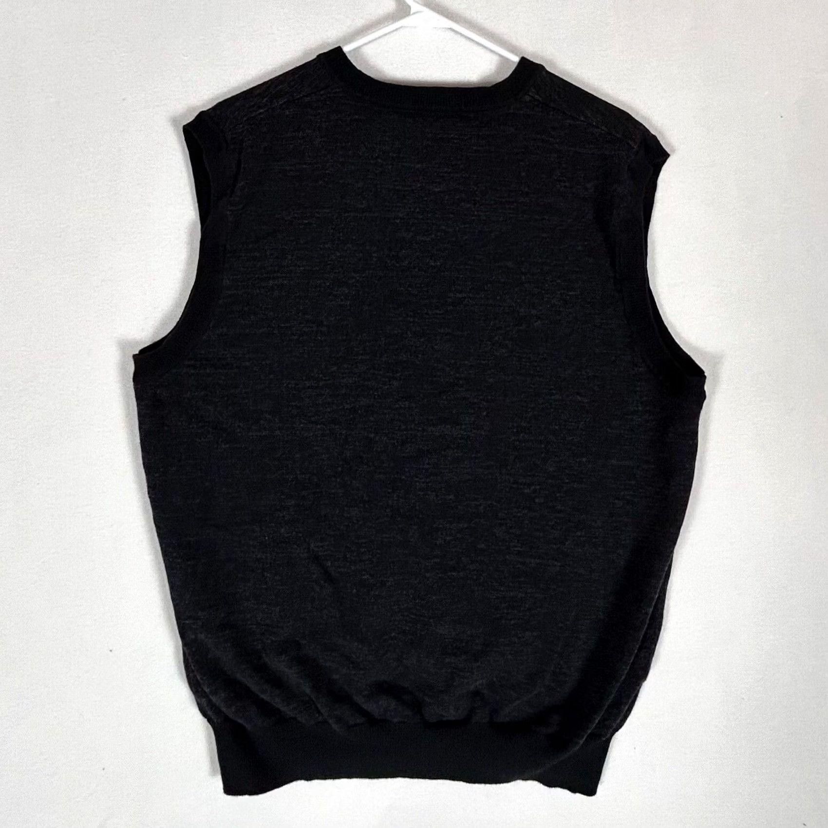 Vintage Jack Nicklaus Golf Sweater Vest Mens XL Dark Gray V-Neck Pullover Casual Knit Sleeveless Size US XL / EU 56 / 4 - 6 Thumbnail