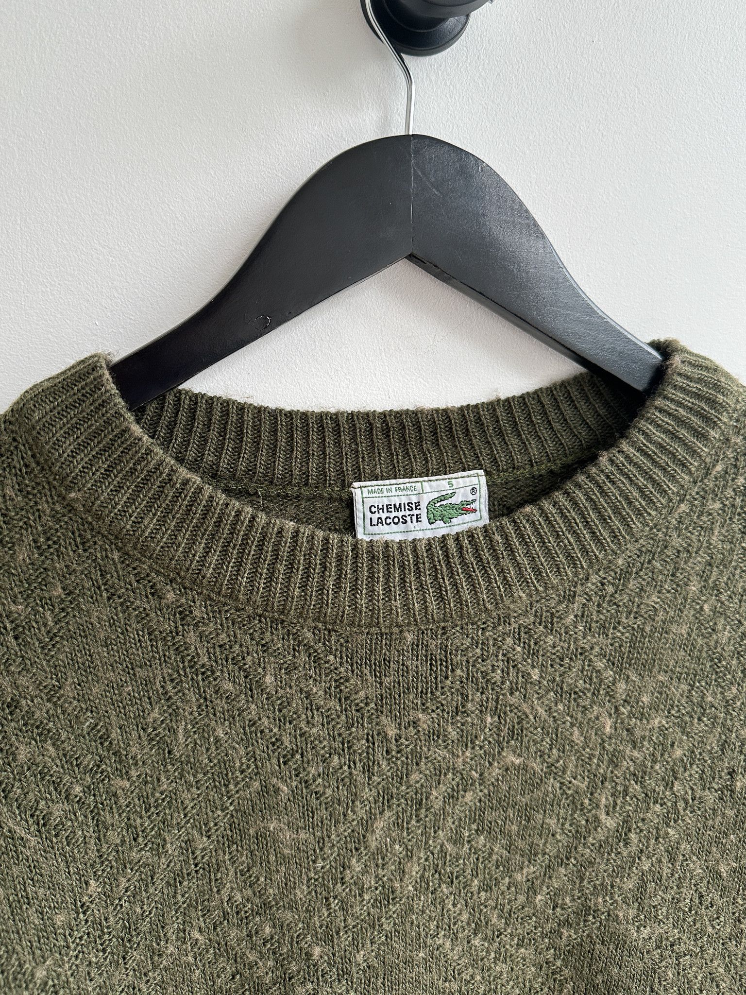 Lacoste Vintage Lacoste Chemise Knitted Sweater Size M / US 6-8 / IT 42-44 - 4 Thumbnail