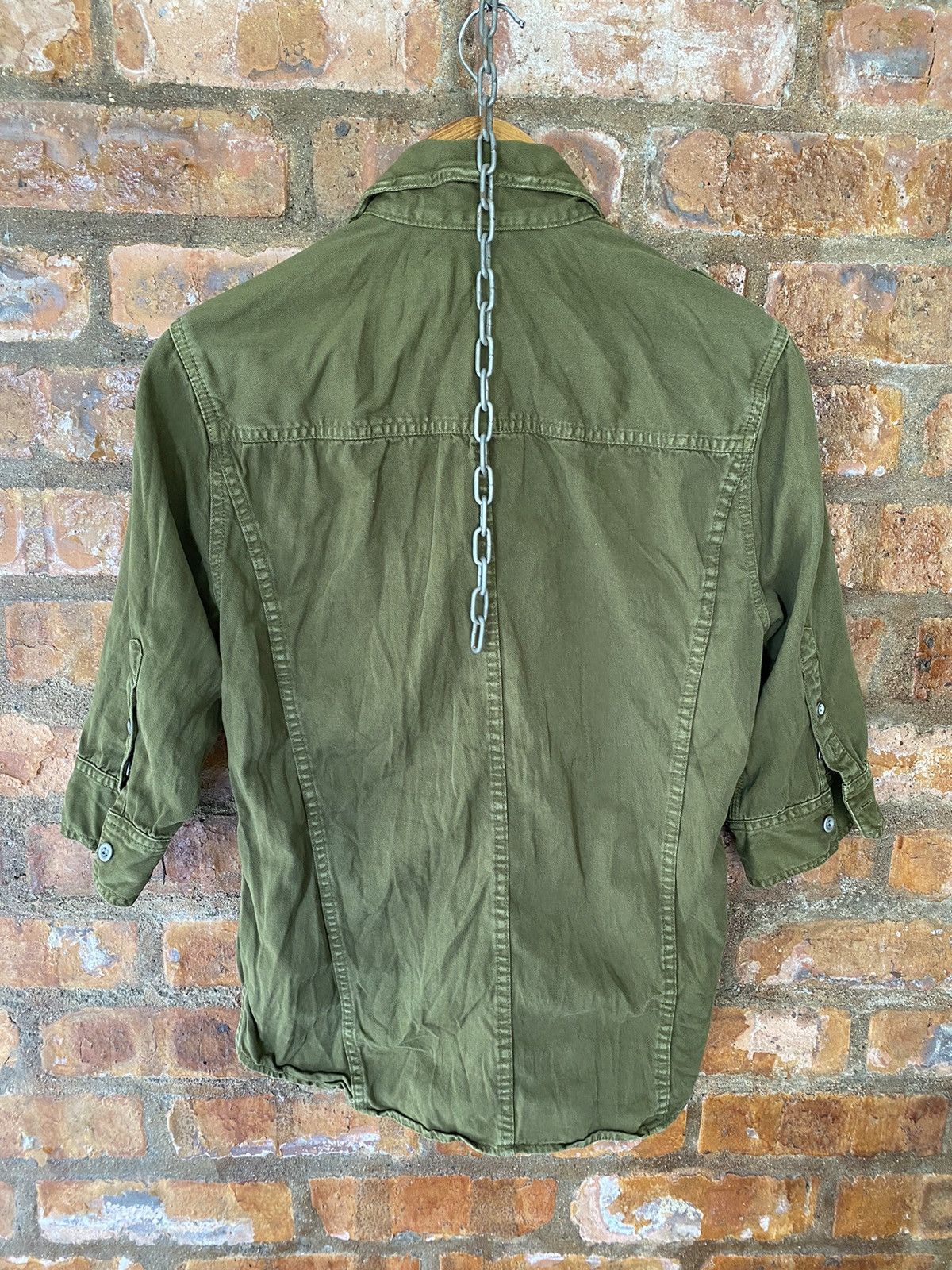 Le Grande Bleu (L.G.B.) 2000s FUGA military slang pocket shirt Size US S / EU 44-46 / 1 - 9 Thumbnail