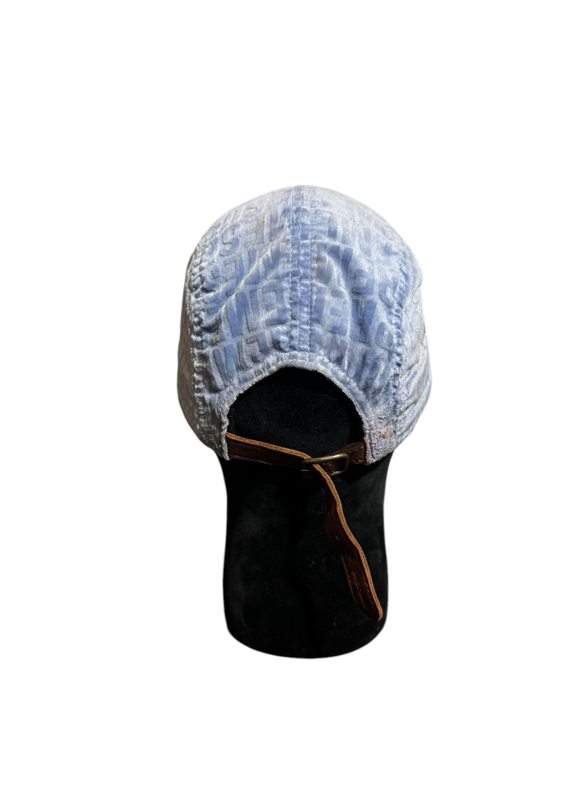 Supreme Supreme Velvet Pattern Camp Cap Light Blue OS Size ONE SIZE - 3 Thumbnail