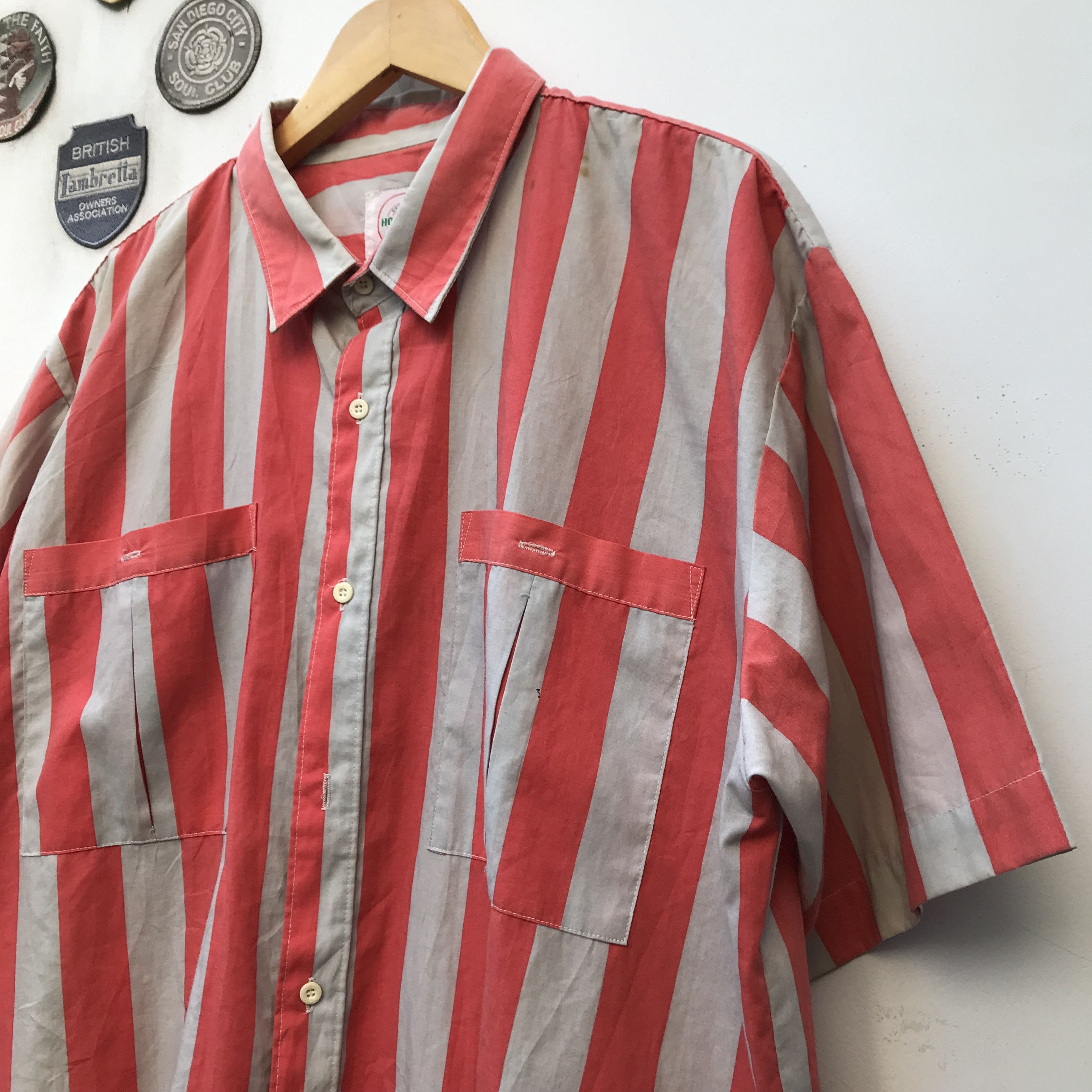 Vintage Vintage american classic Houston red candy stripes size xl Size US XL / EU 56 / 4 - 8 Thumbnail