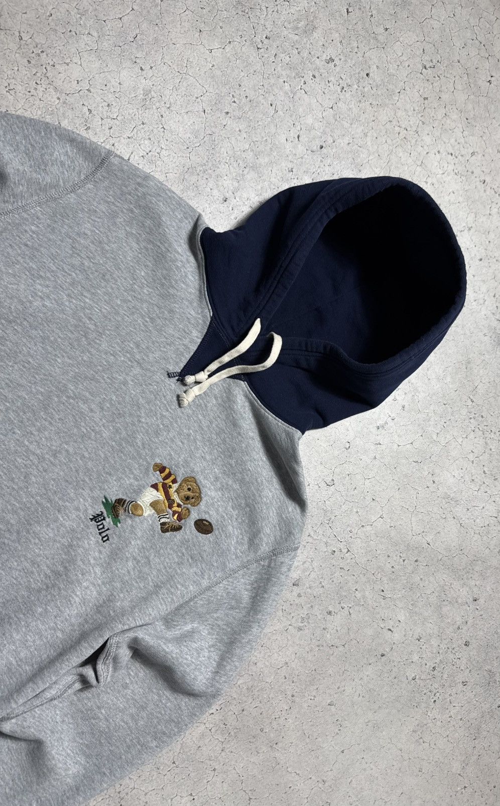 Polo Ralph Lauren Polo Ralph Lauren Bear Hoodie Grey Size M PRL Size US M / EU 48-50 / 2 - 4 Thumbnail