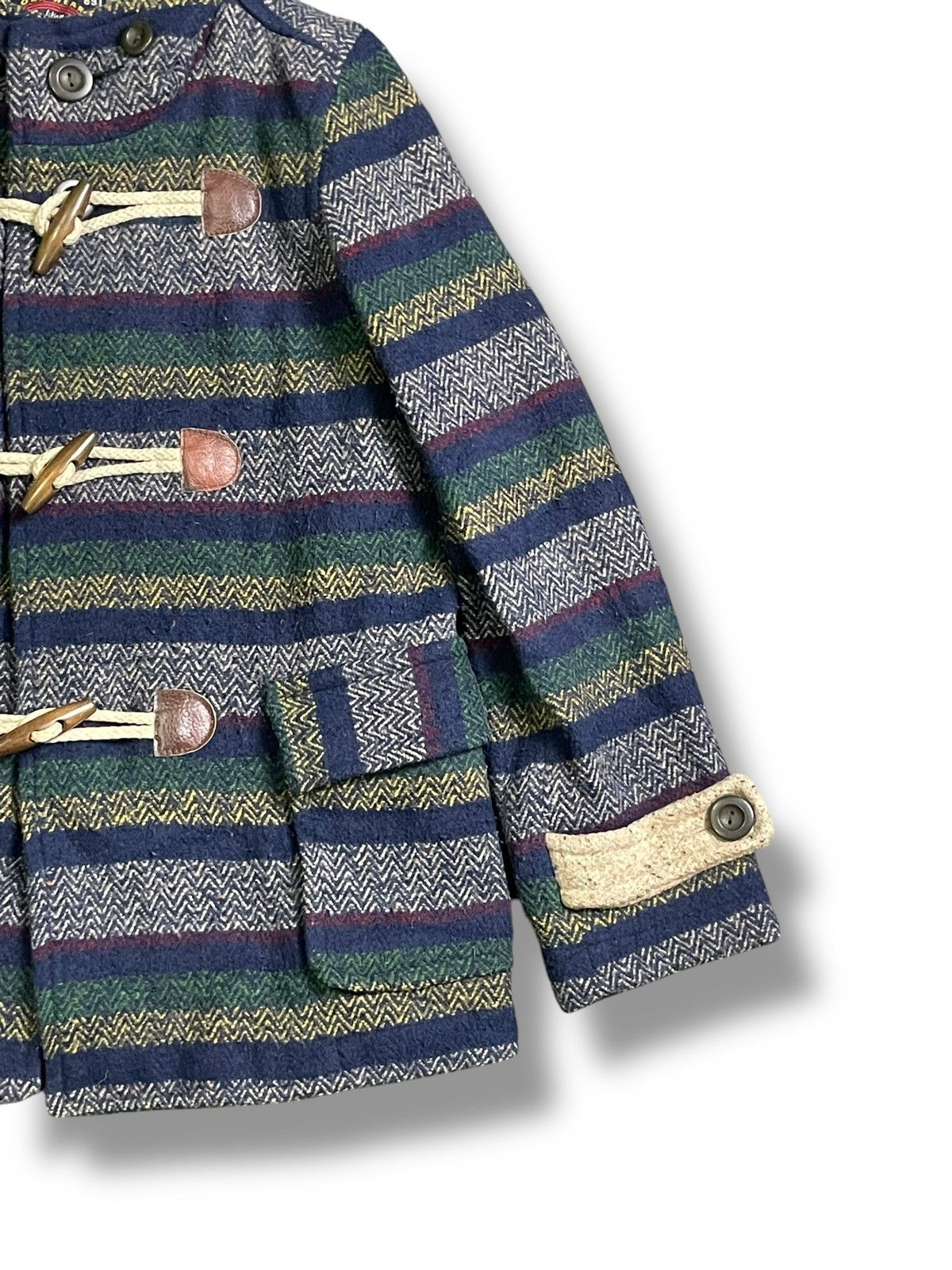 Designer × Japanese Brand × Vintage Cube Sugar x Japanese Brand Wool Checkered Coat (38) Size US S / EU 44-46 / 1 - 6 Thumbnail