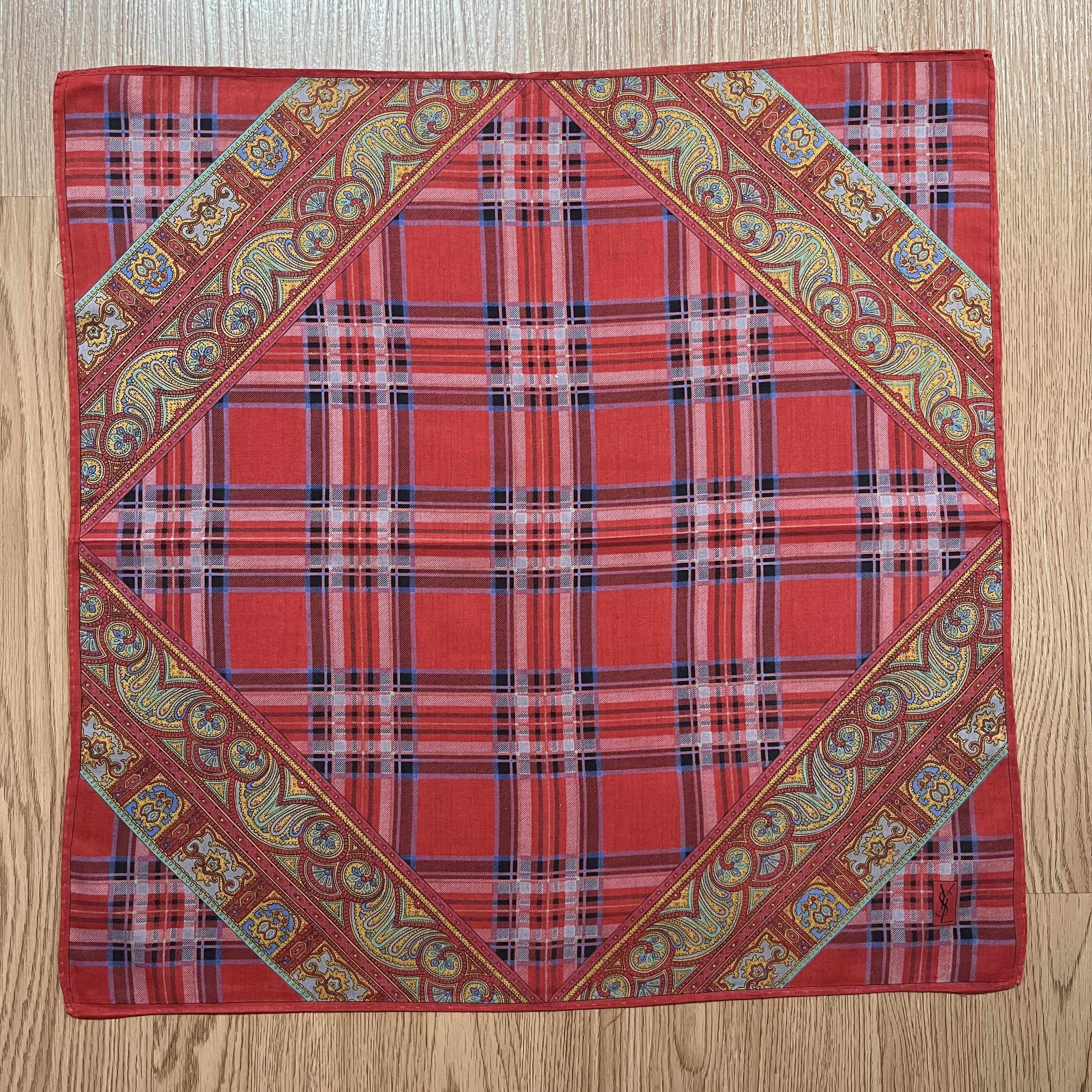 Yves Saint Laurent Vintage Yves Saint Laurent Handkerchief Size ONE SIZE - 1 Thumbnail