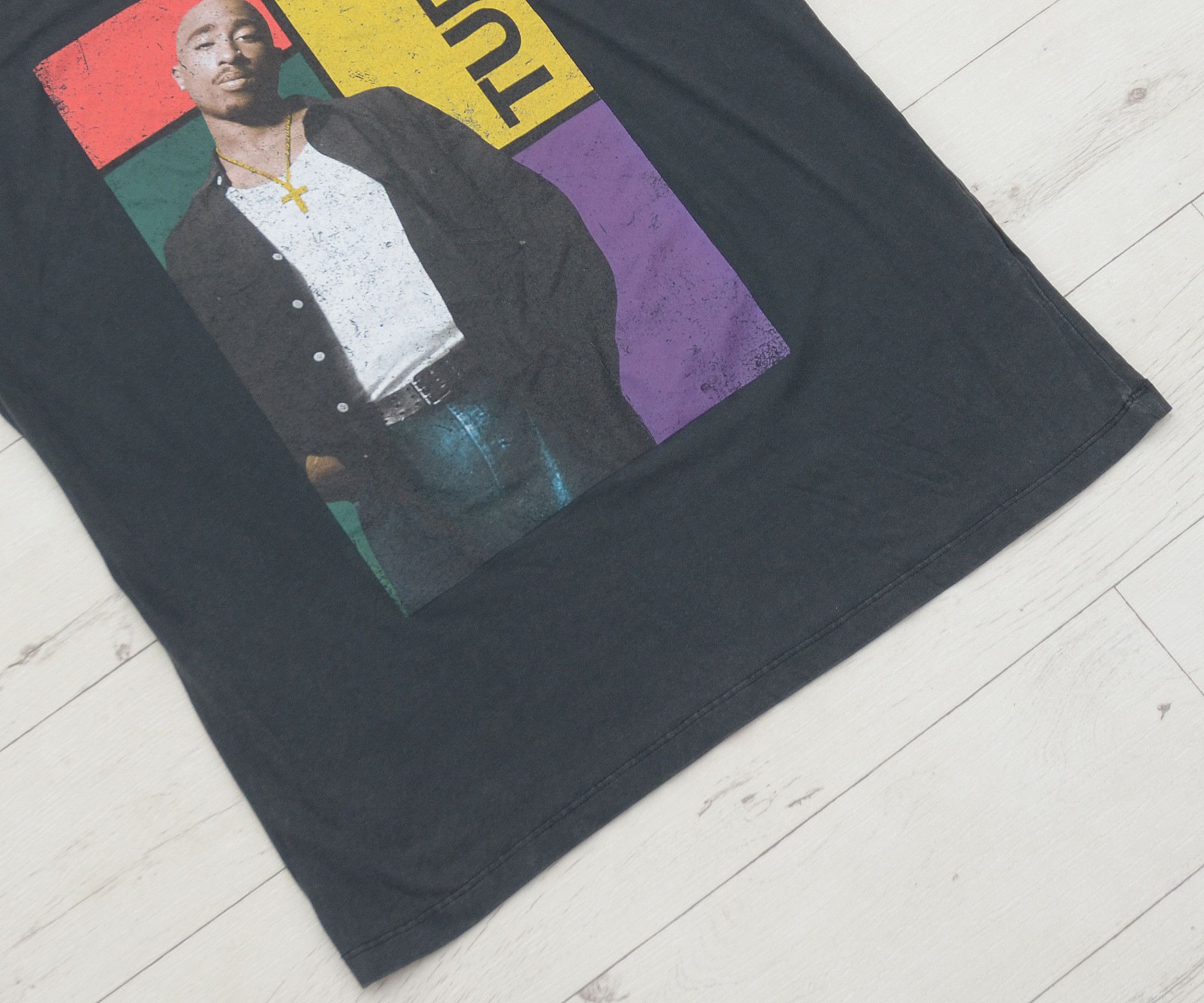 Rap Tees Tupac Rap Tee Streetwear Graphic Printed Hype Unisex Y2k Size US M / EU 48-50 / 2 - 3 Thumbnail