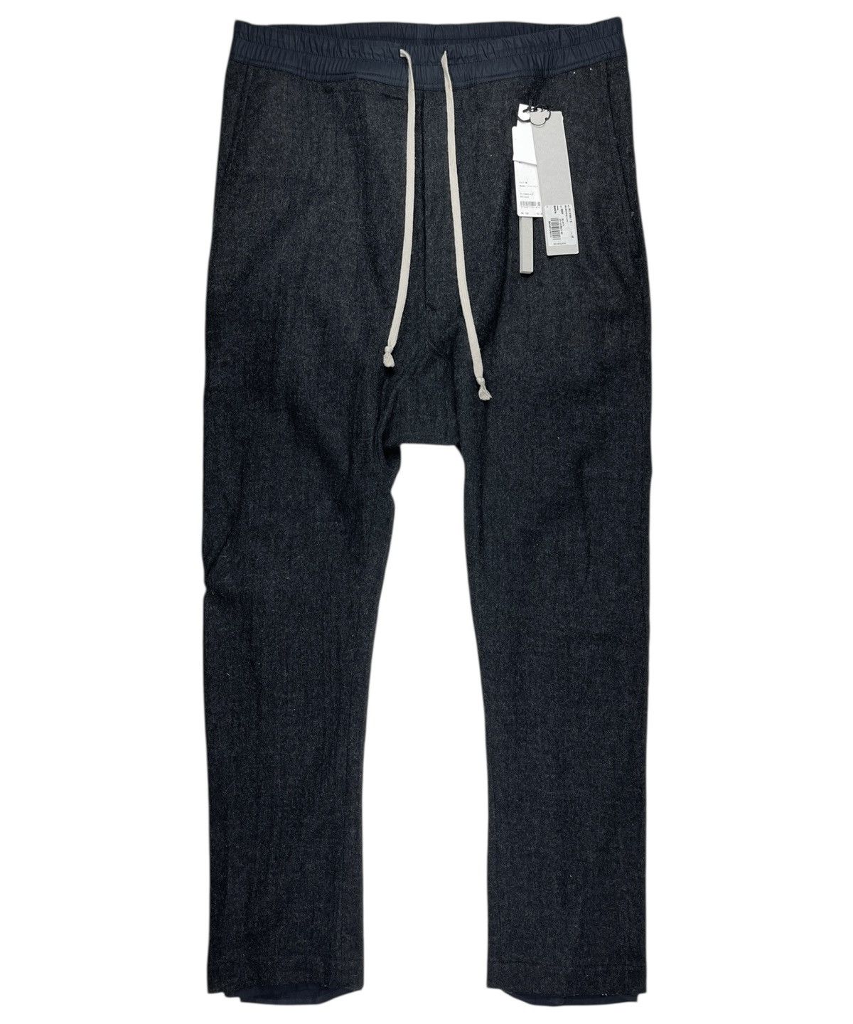 Rick Owens FW12 Rick Owens Mountain Wool Drawstring Drop Crotch Pants Size US 32 / EU 48 - 1 Thumbnail