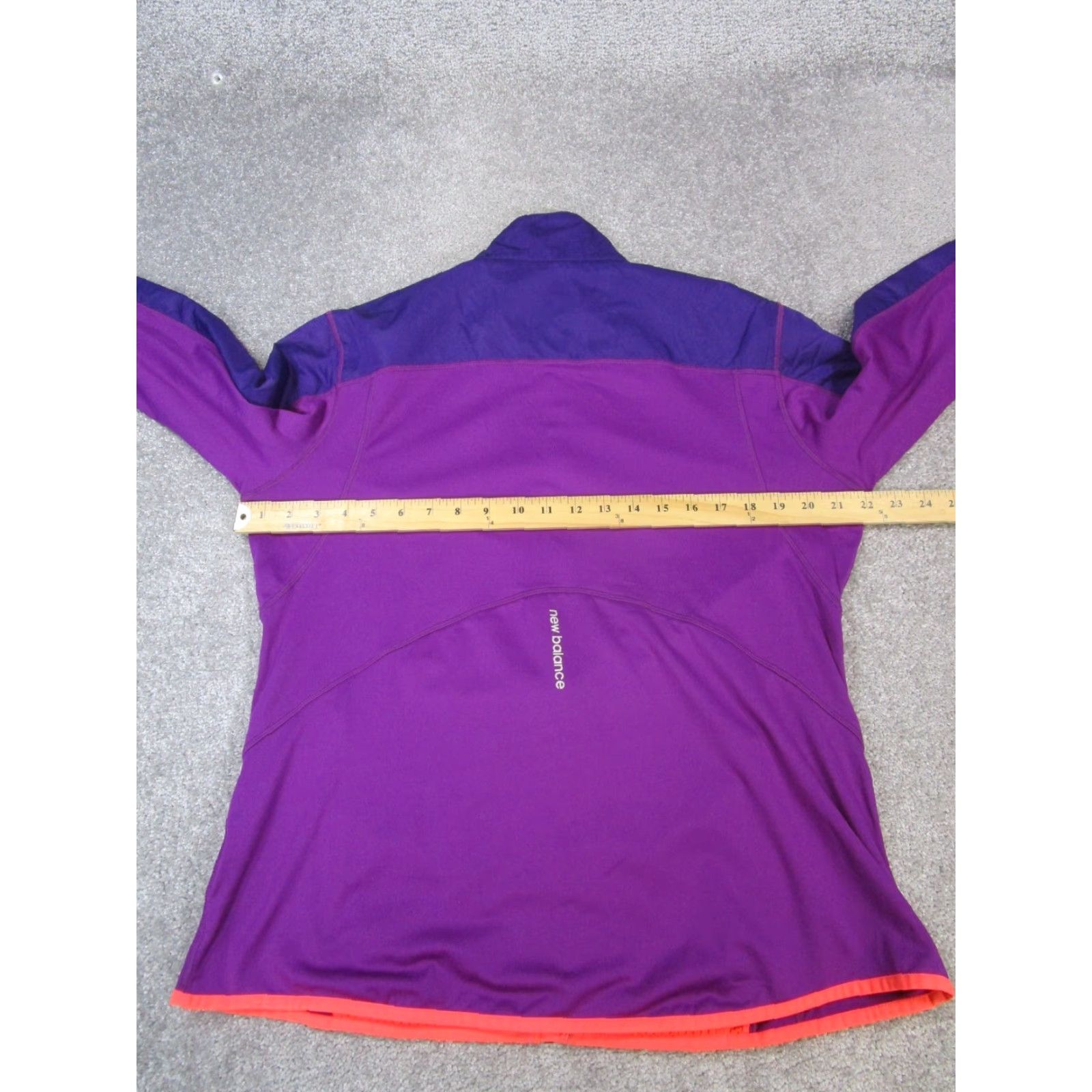 New Balance VINTAGE New Balance Jacket Womens XL Purple Orange Lightning Dry Full Zip Size XL / US 12-14 / IT 48-50 - 6 Thumbnail