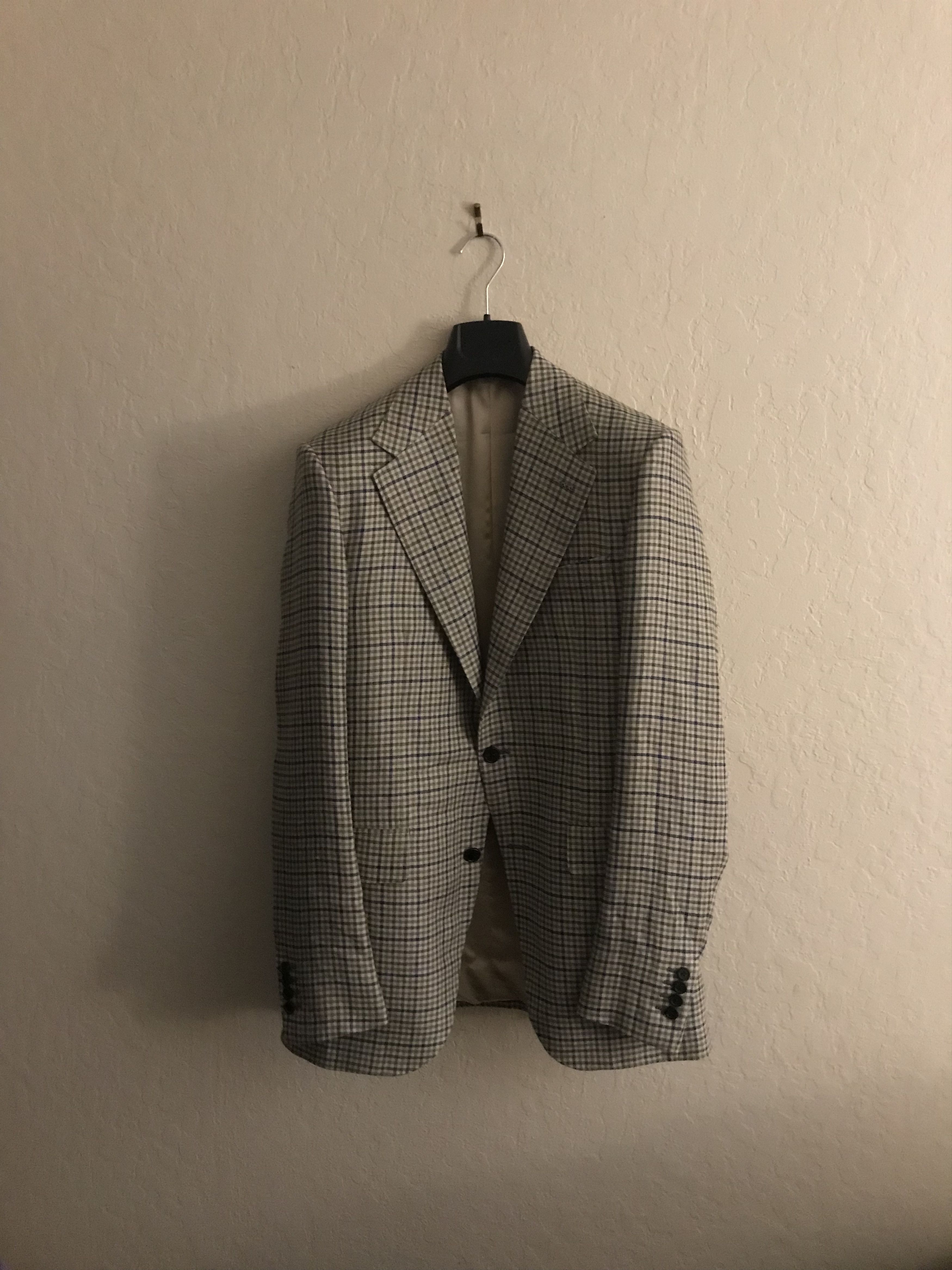 HUSBANDS MTO Maison Hellard Linen Jacket 38R Size 38R - 1 Thumbnail