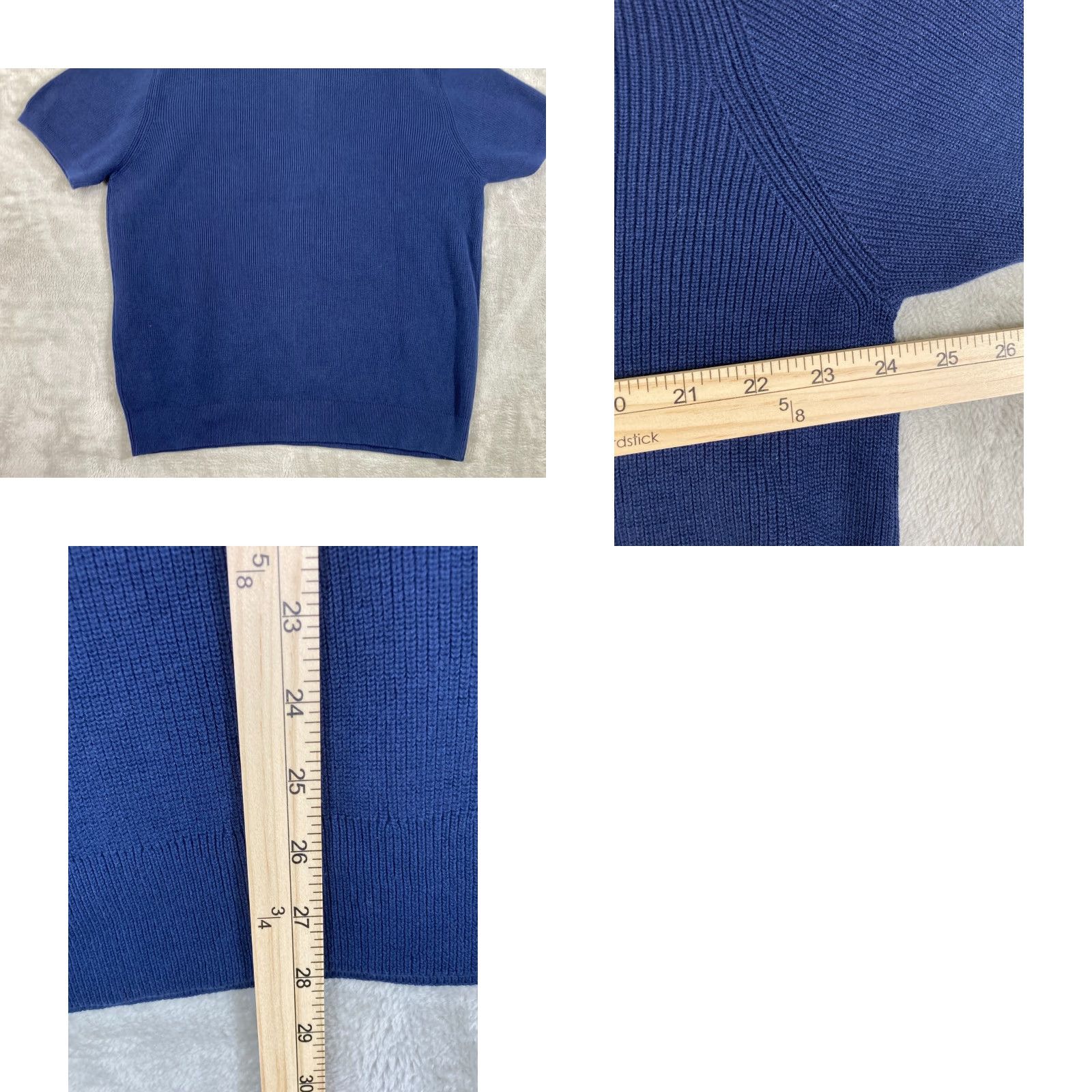 DKNY VINTAGE DKNY Polo Shirt Mens XL Blue Knit Short Sleeve NWT Regular Fit Size US XL / EU 56 / 4 - 9 Thumbnail