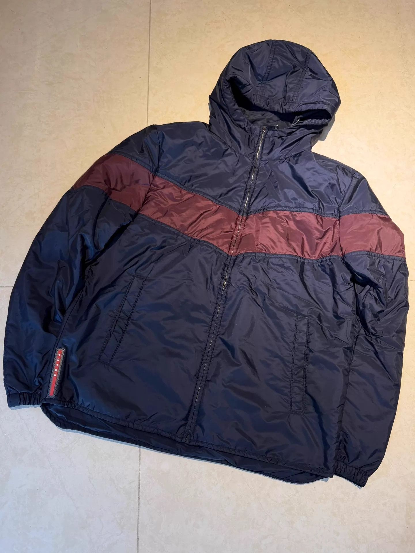 Prada Prada Sports DoubleZip Hooded Thick Navy Jacket 48 Size US M / EU 48-50 / 2 - 1 Thumbnail