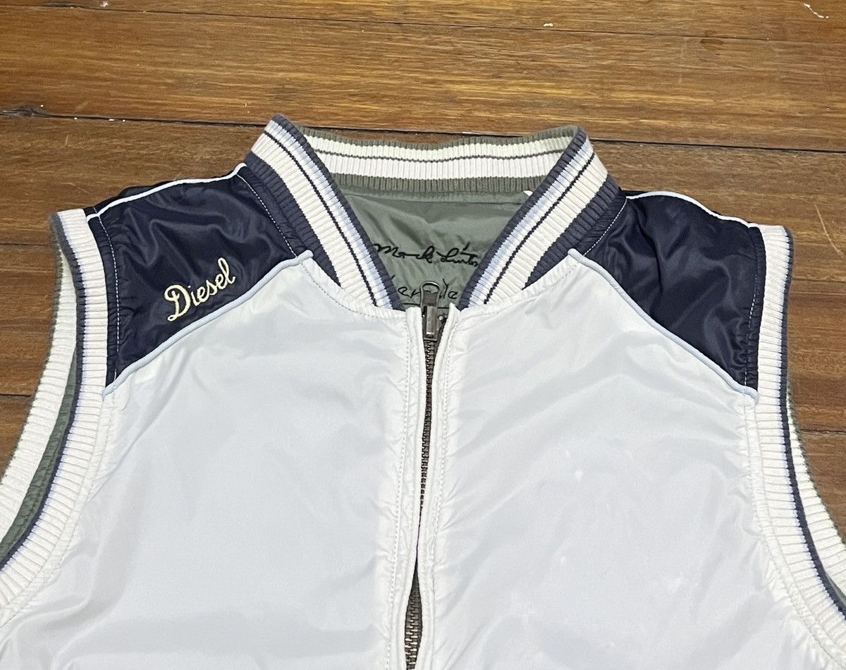 Diesel Very Rare Vintage Brand Diesel Sukajan Reversible Vest 1990s Size US S / EU 44-46 / 1 - 7 Thumbnail